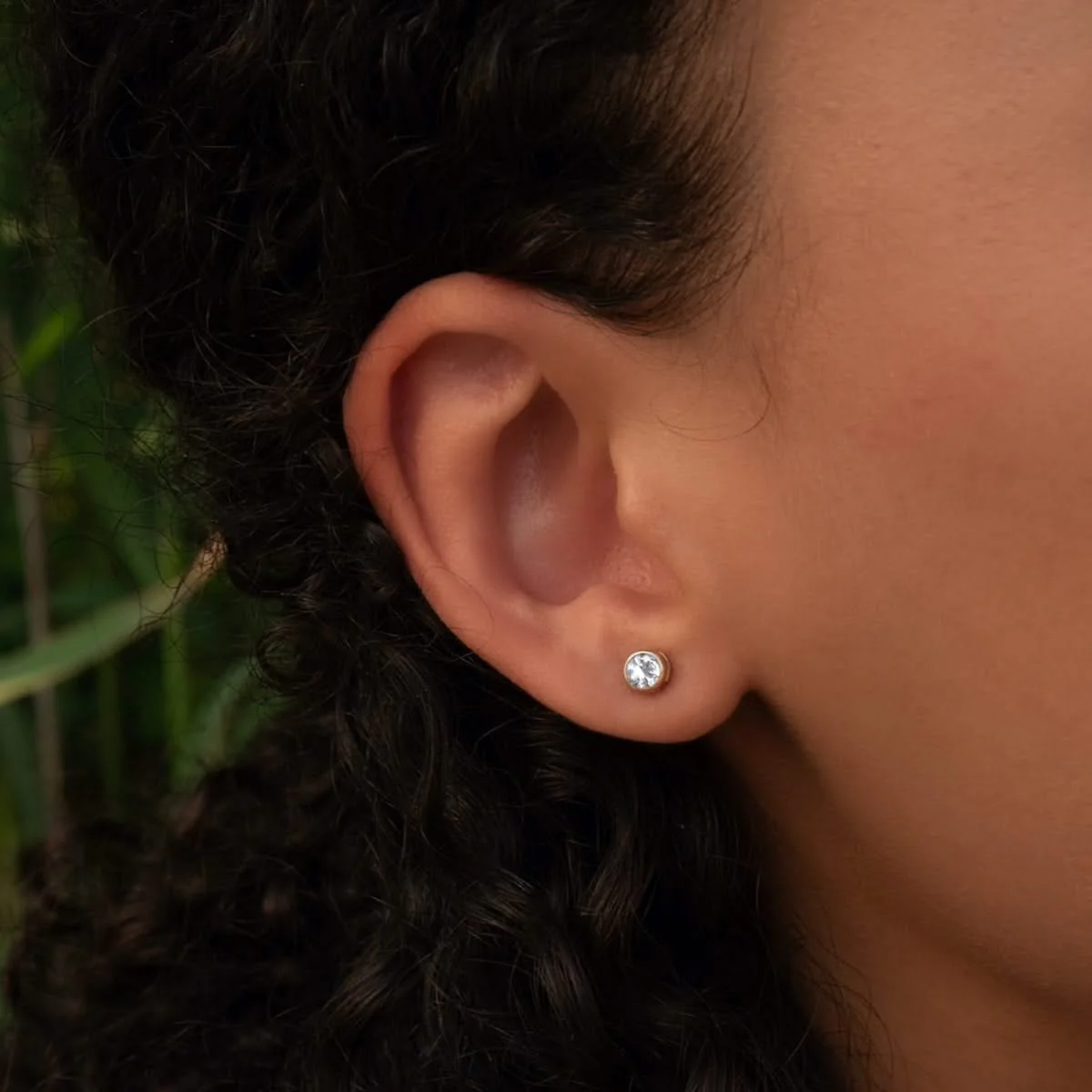 Barrington Birthstone Stud Earrings in 14k Gold - Image 3