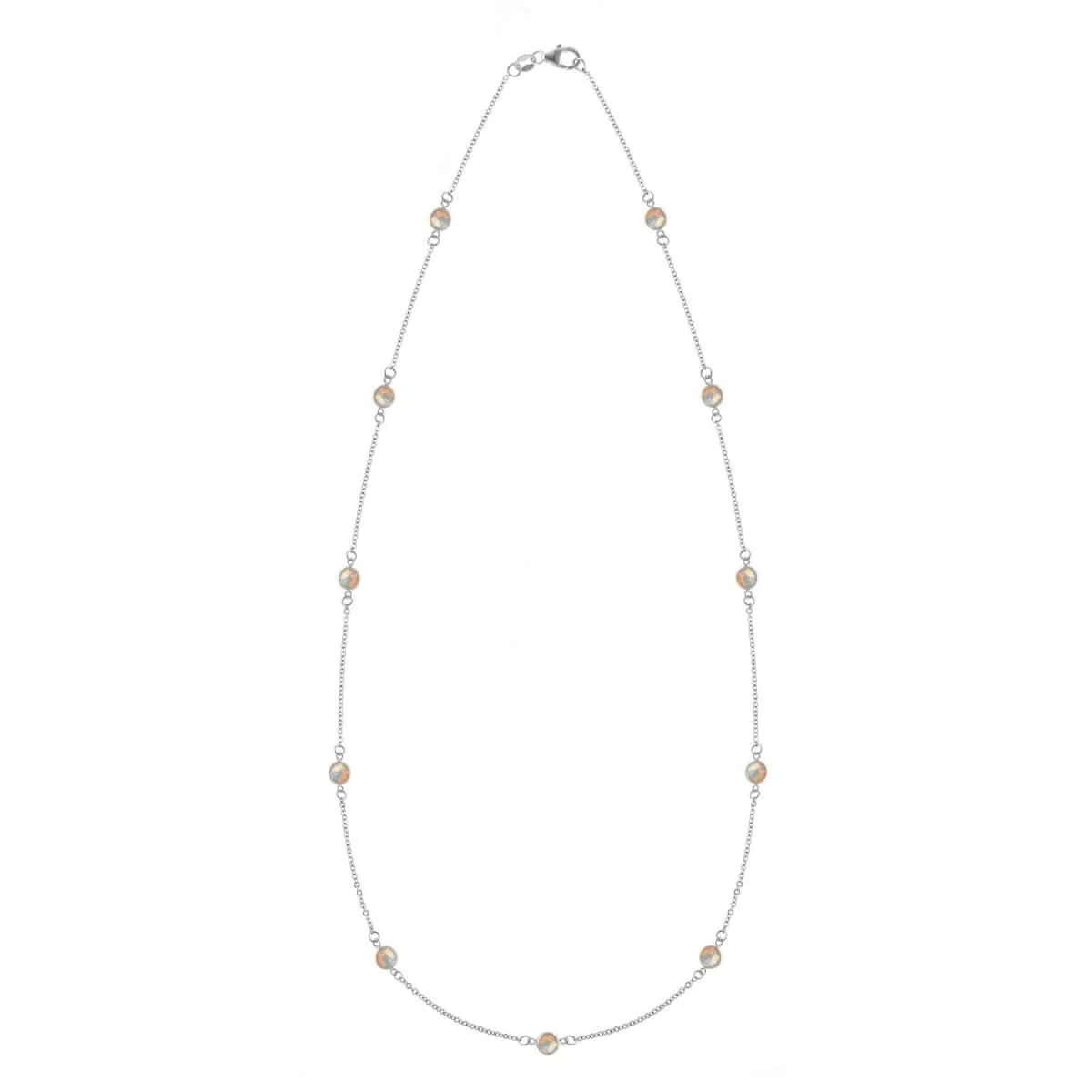 Bayberry 11 Opal Necklace in 14k Gold (October) - Image 5