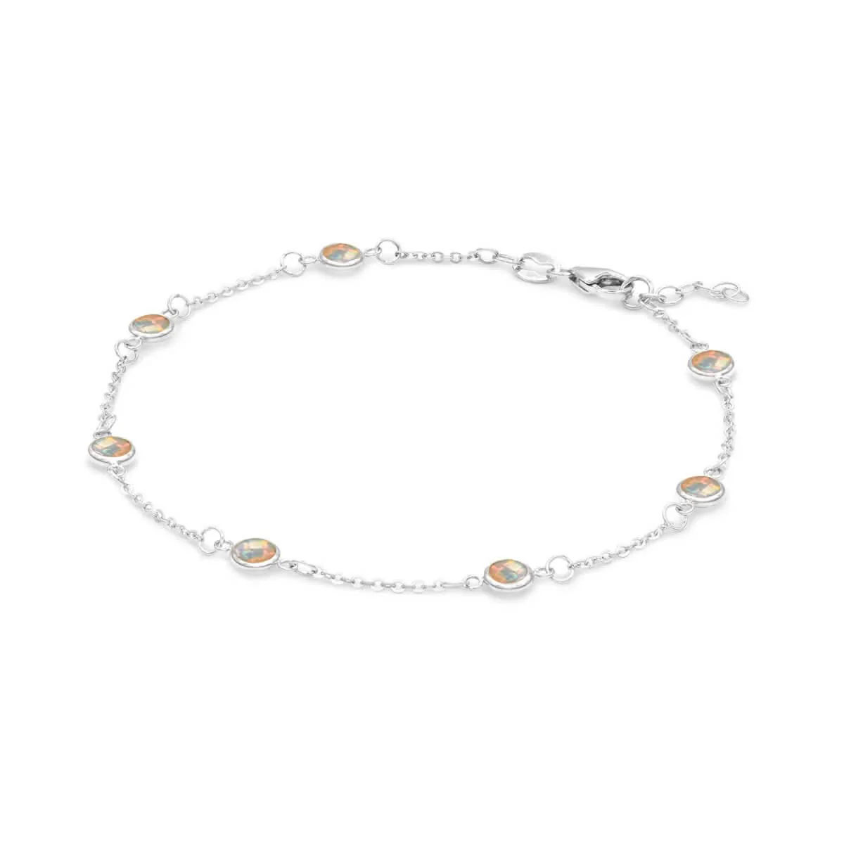 Bayberry 7 Opal Bracelet in 14k Gold (October) - Image 8