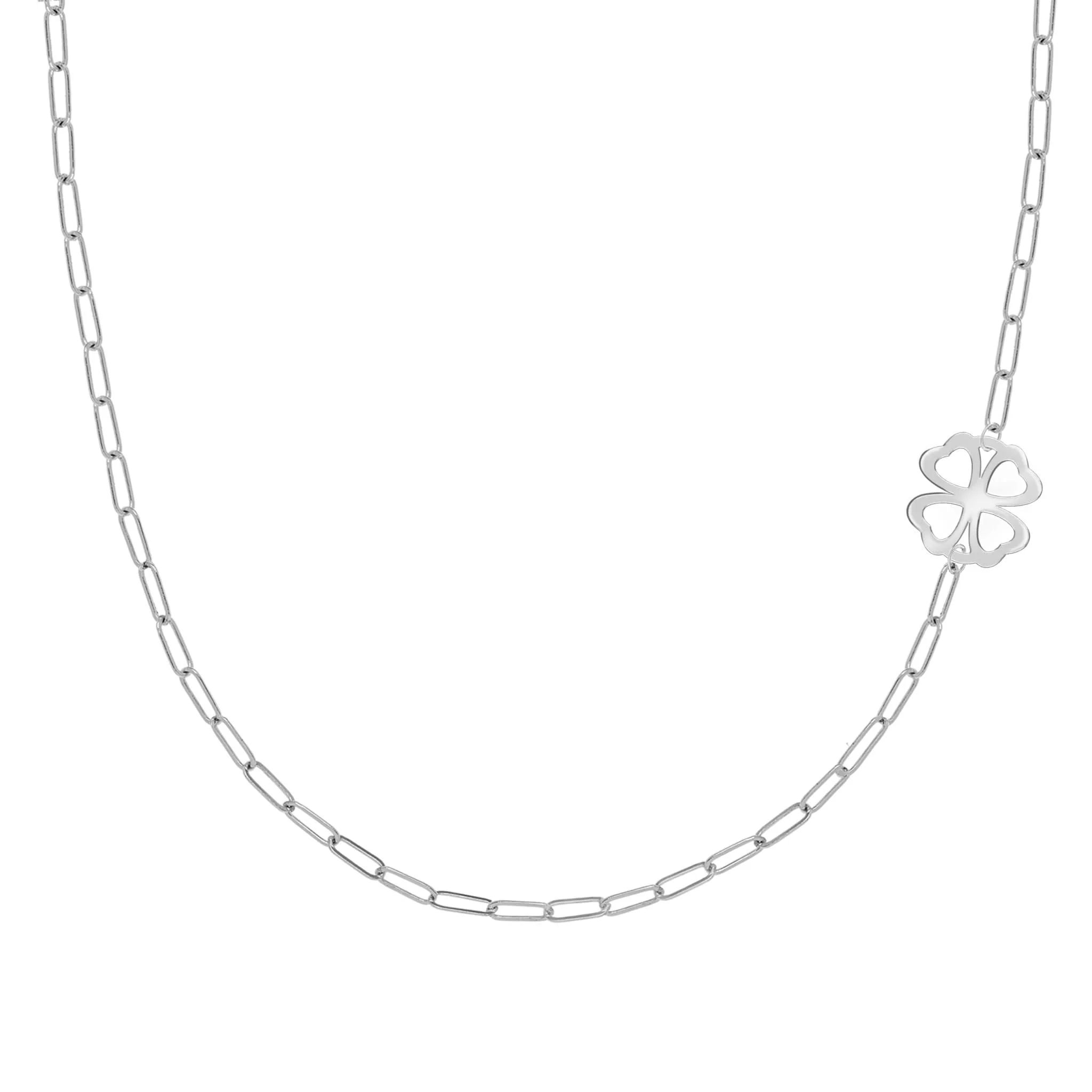 Clover Adelaide Mini Necklace in 14k Gold - Image 5