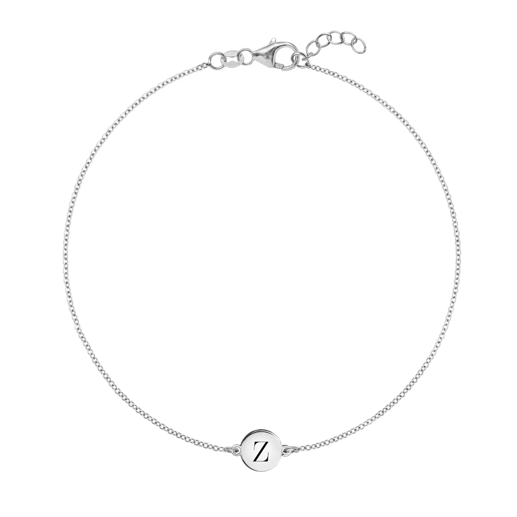 Letter Z Bracelet in 14k Gold - Image 5