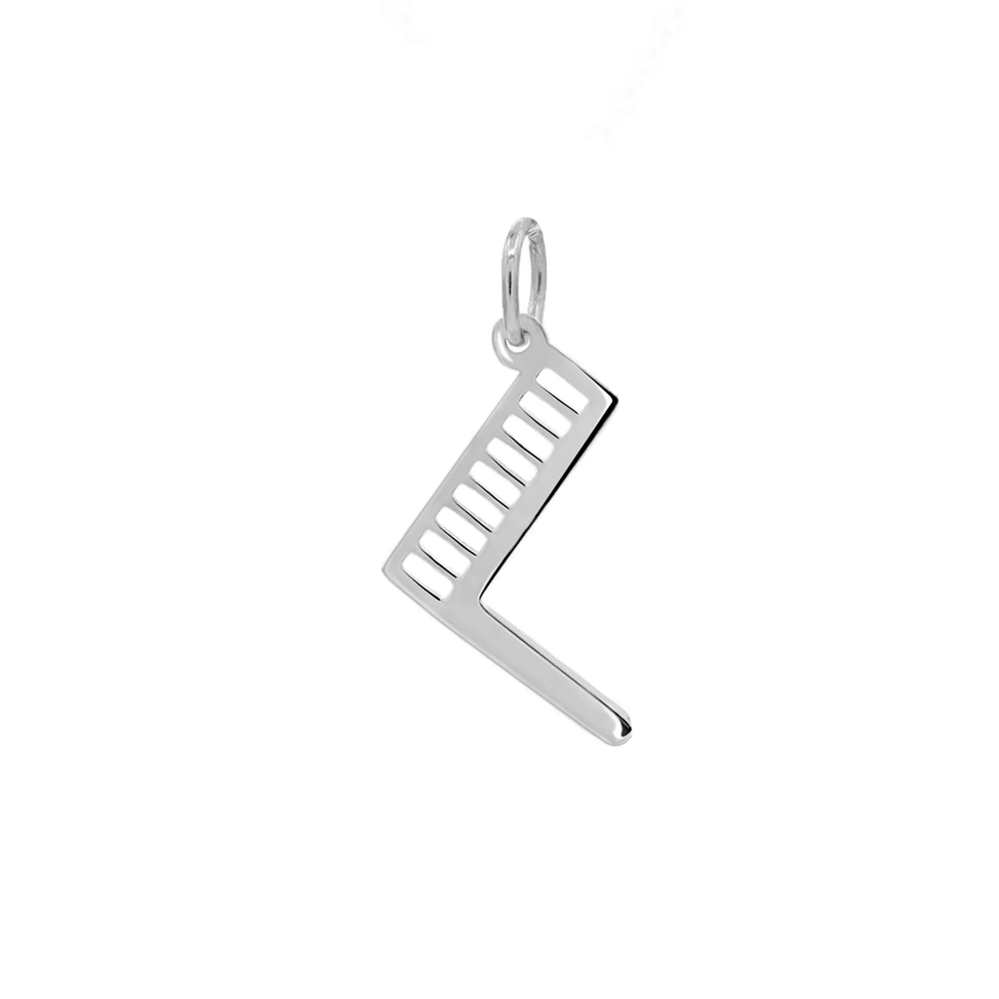 Essex Letter L Pendant in 14k Gold - Image 7