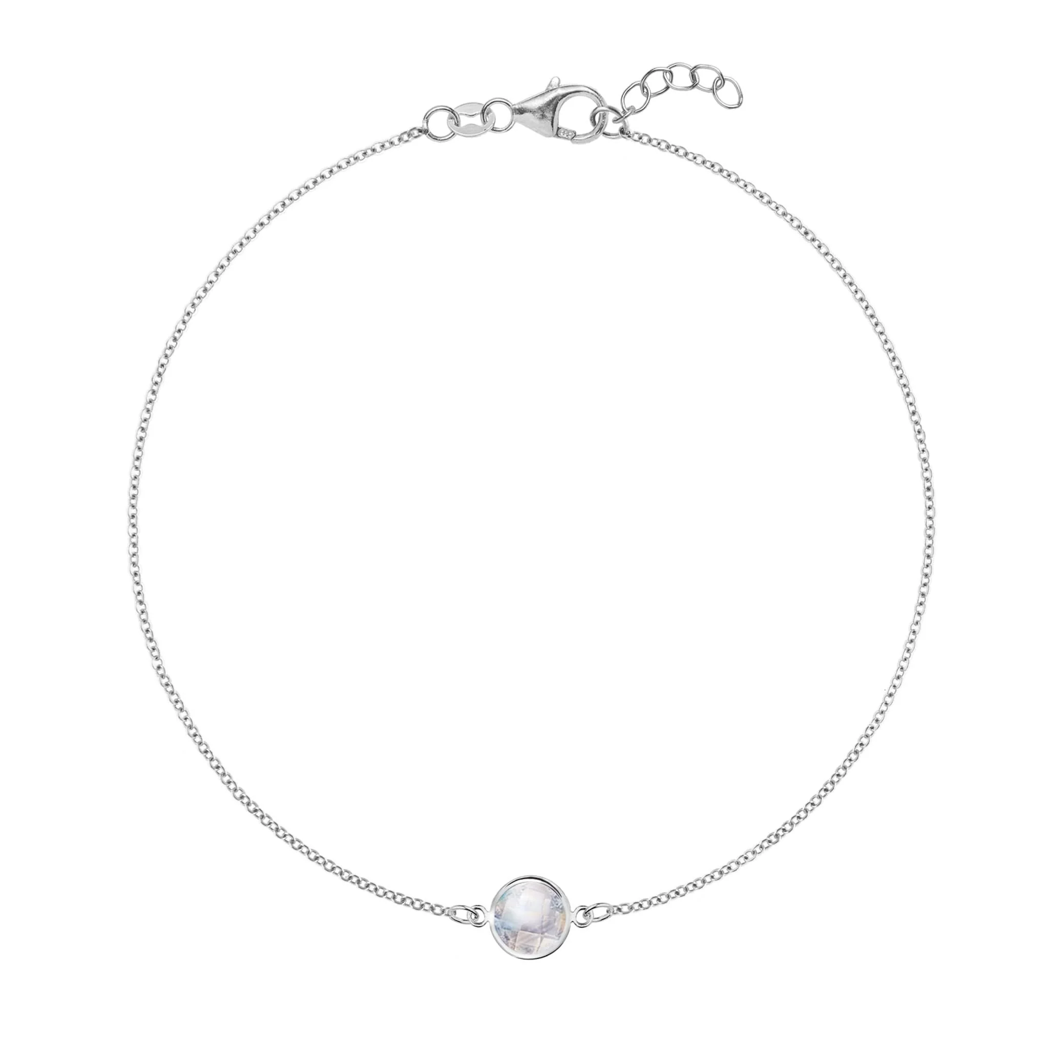 Grand 1 Moonstone Bracelet in 14k Gold (June) - Image 8