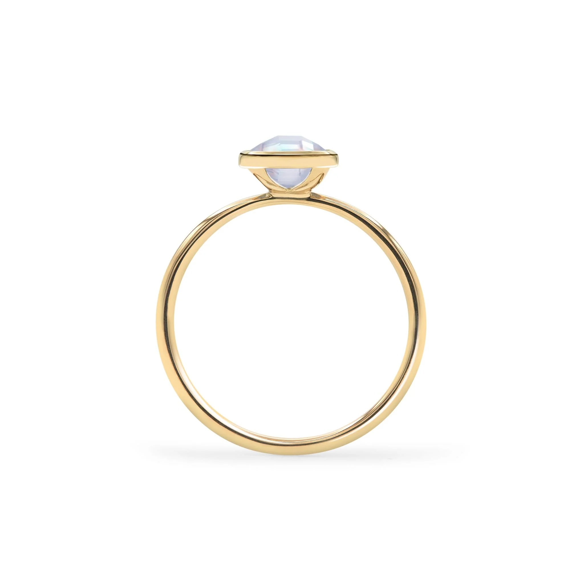 Grand Moonstone Ring in 14k Gold (June) - Image 5