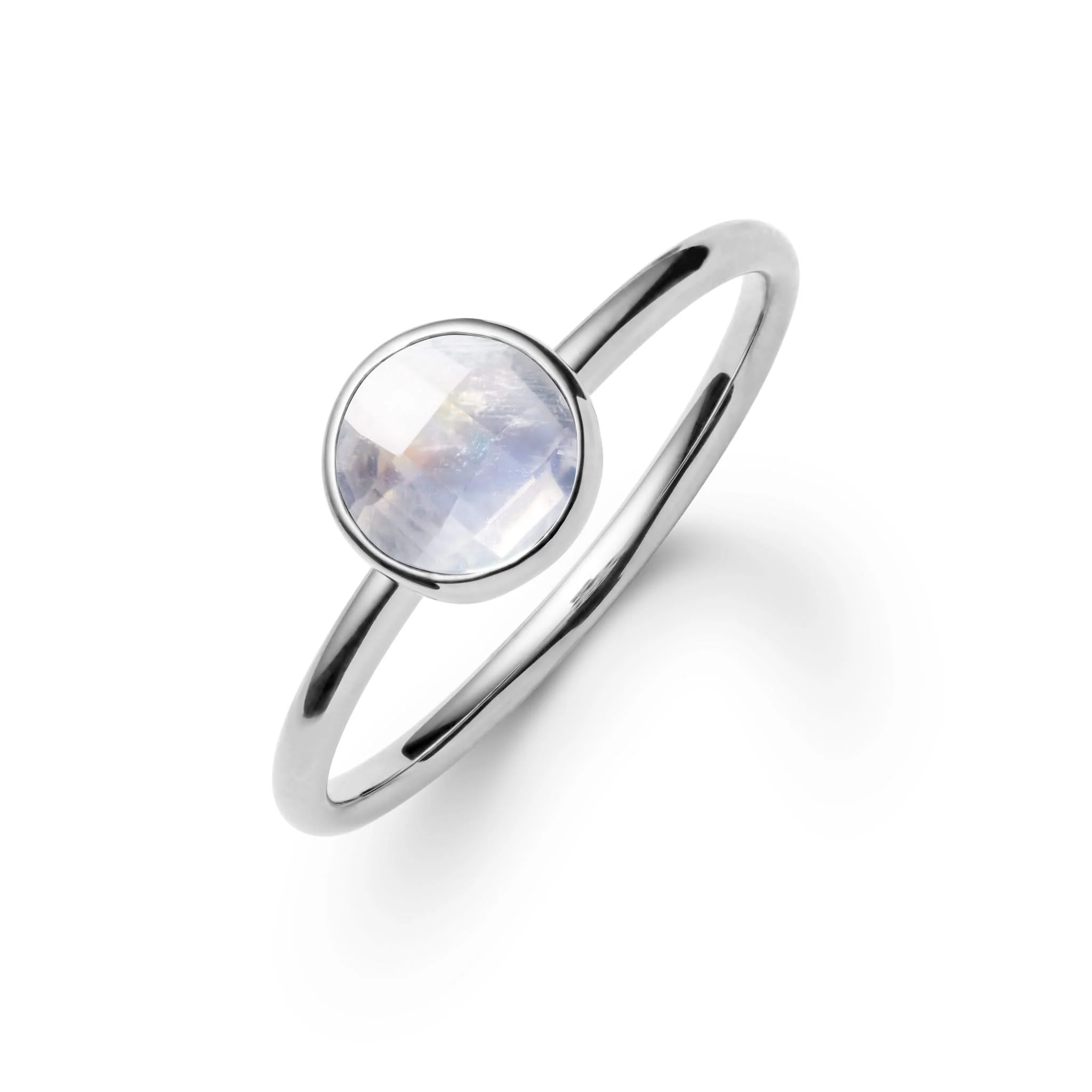 Grand Moonstone Ring in 14k Gold (June) - Image 7