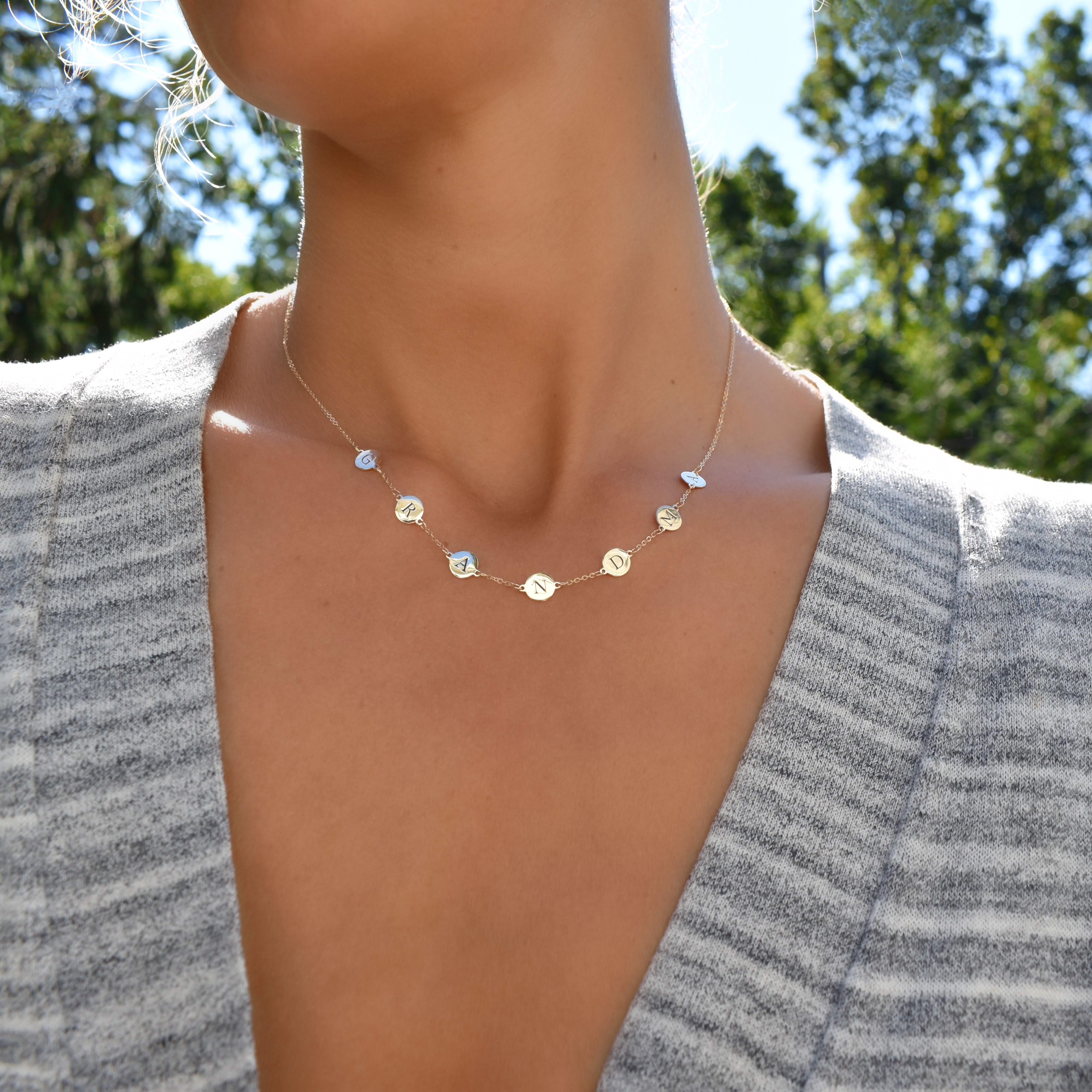 GRANDMA Necklace in 14k Gold - Image 2