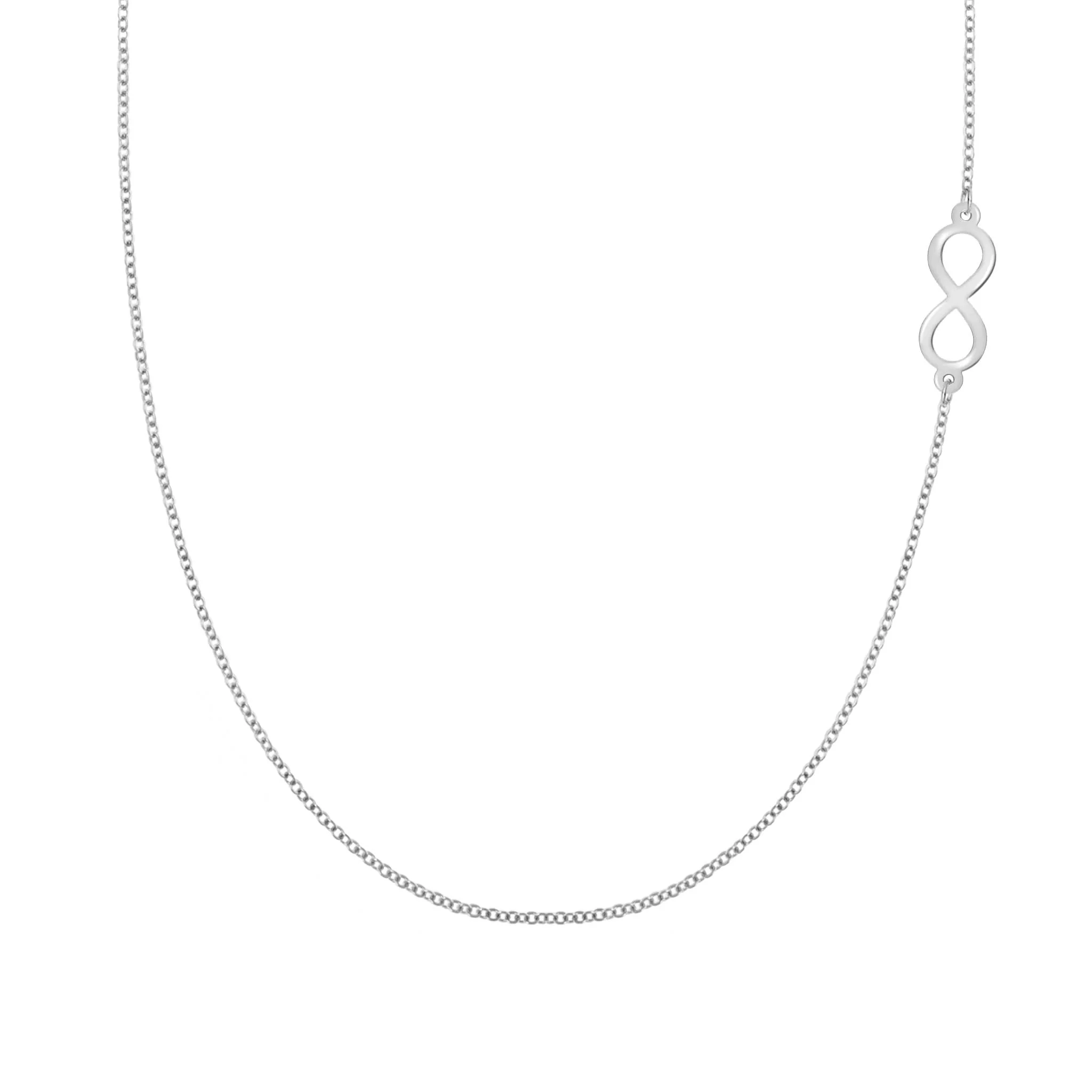 Infinity Necklace in 14k Gold - Image 5