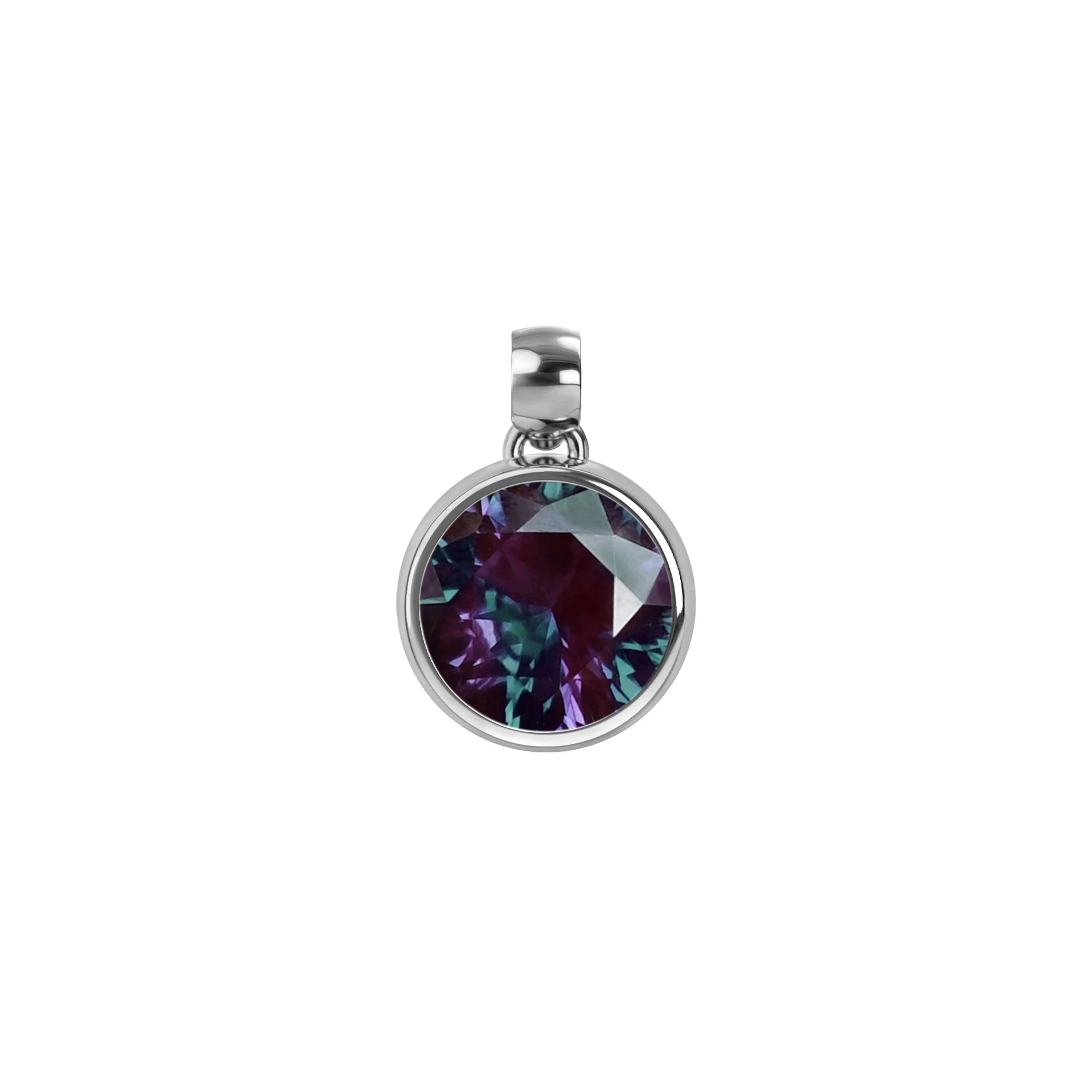 Jamestown Alexandrite Pendant in 14k Gold (June) - Image 5