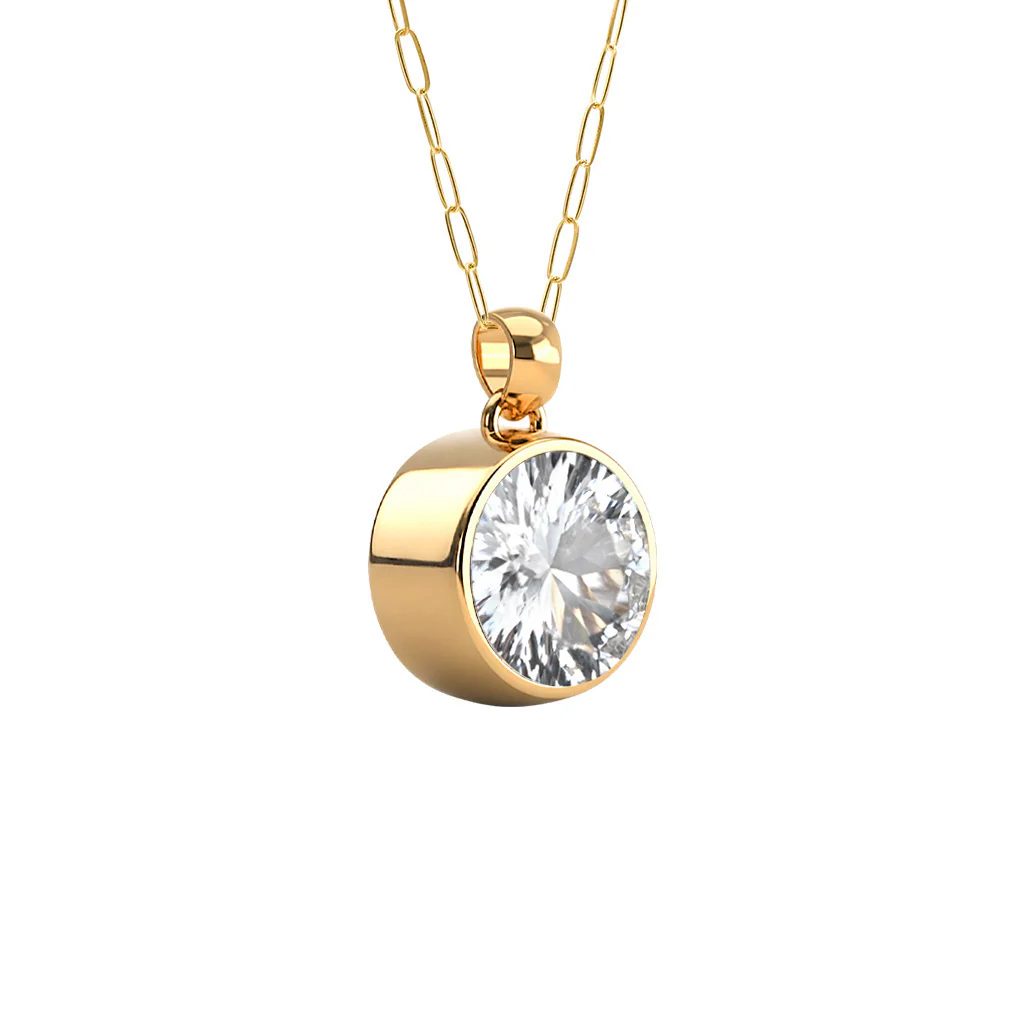 Jamestown Birthstone Pendant in 14k Gold - Image 4