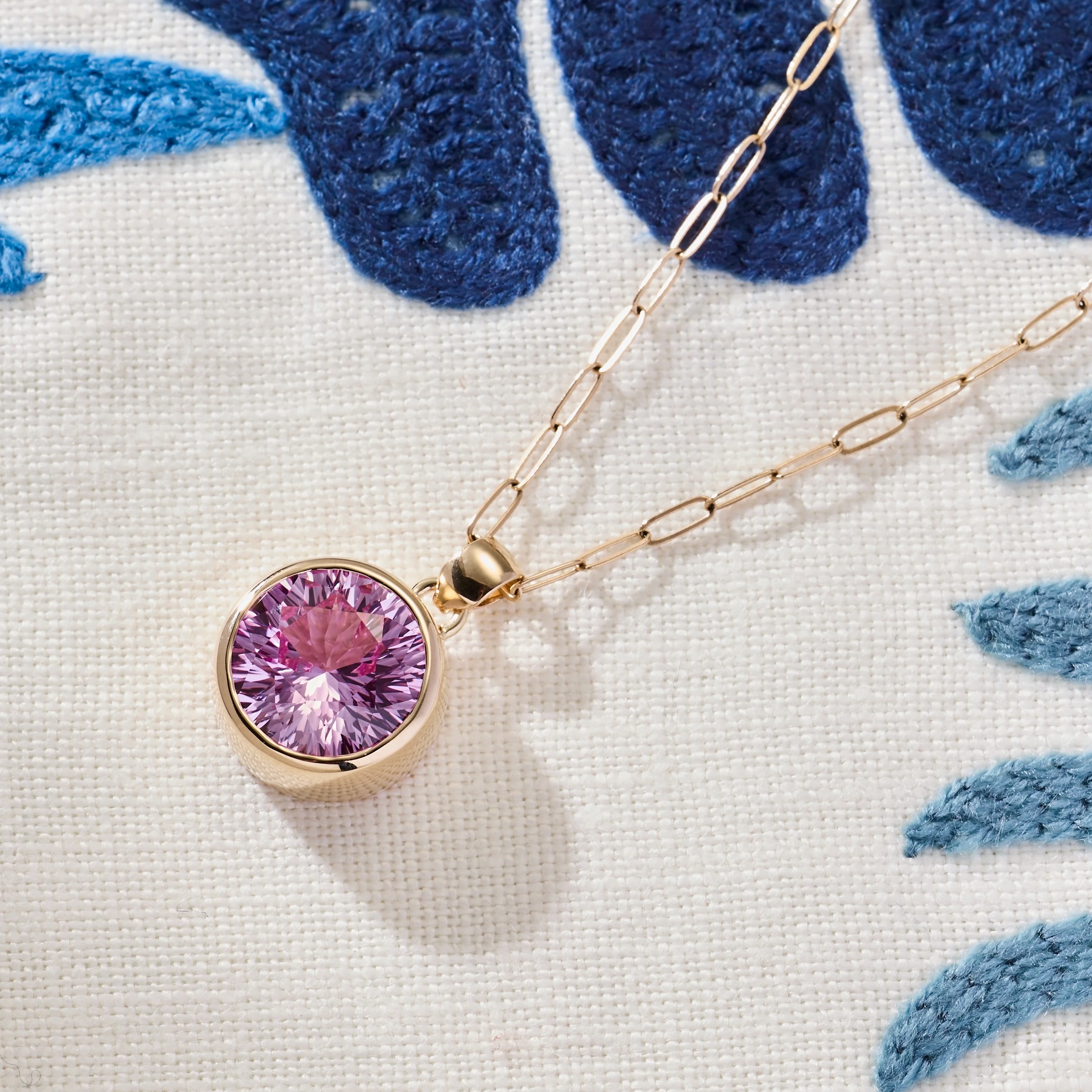 Jamestown Birthstone Pendant in 14k Gold - Image 6
