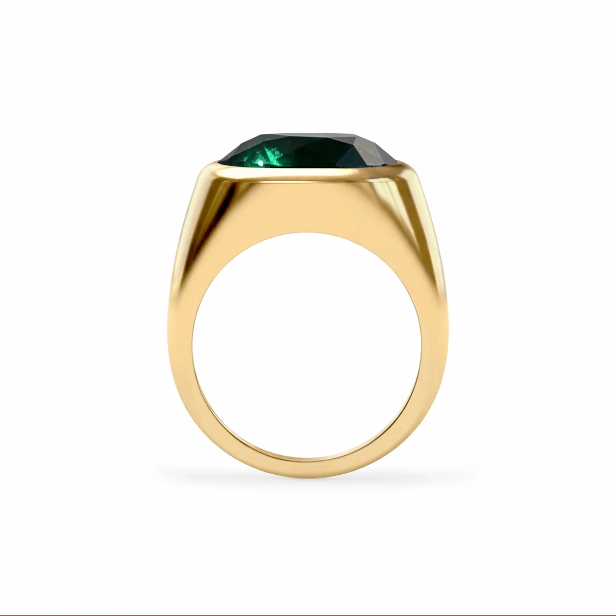 Jamestown Emerald Ring in 14k Gold (May) - Image 5