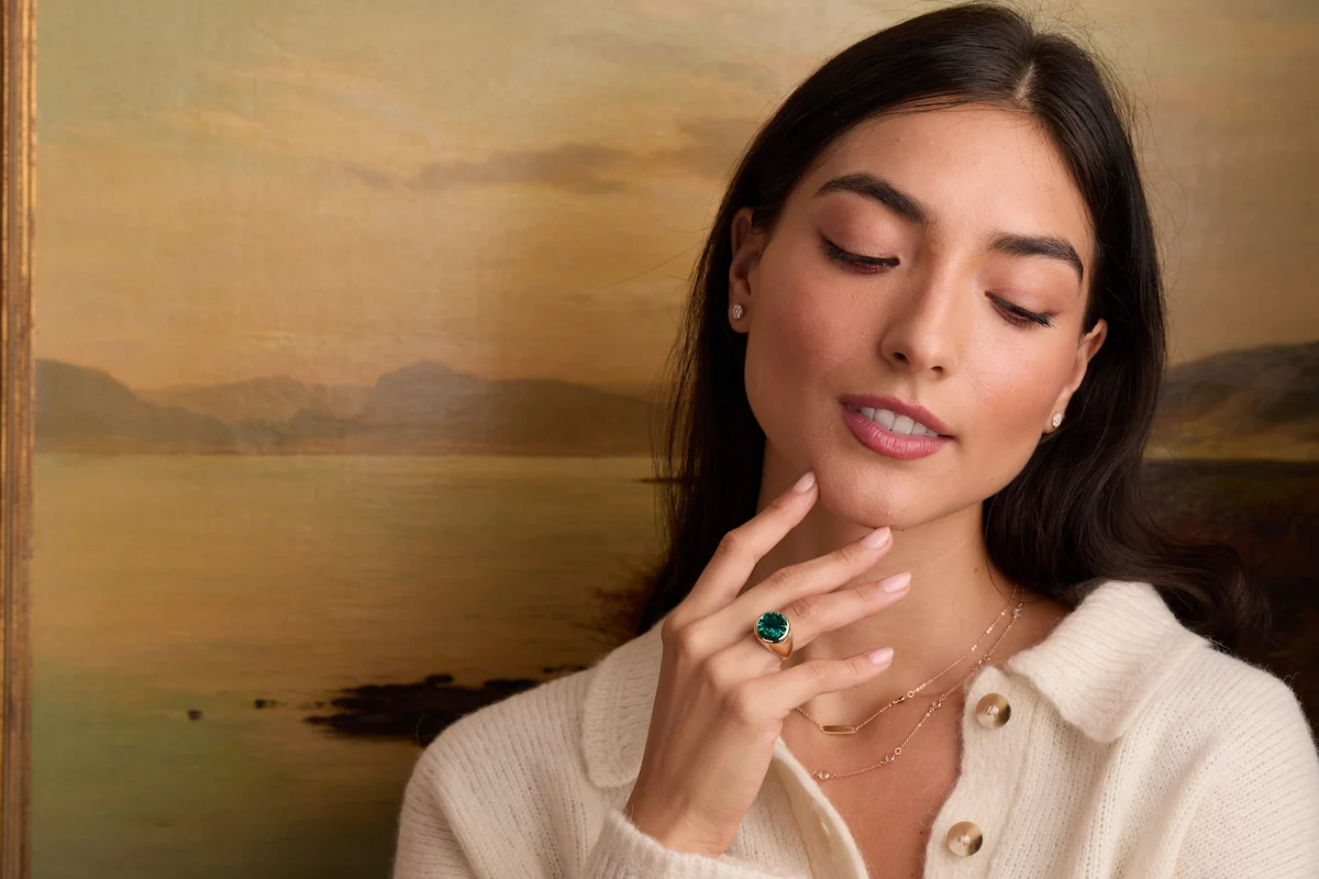 Jamestown Birthstone Ring in 14k Gold - Image 10
