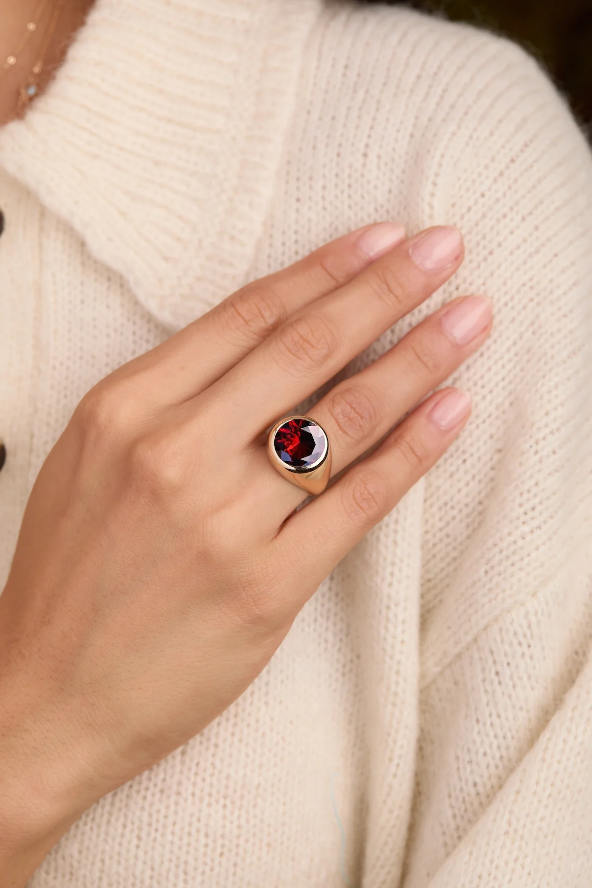 Jamestown Birthstone Ring in 14k Gold - Image 6
