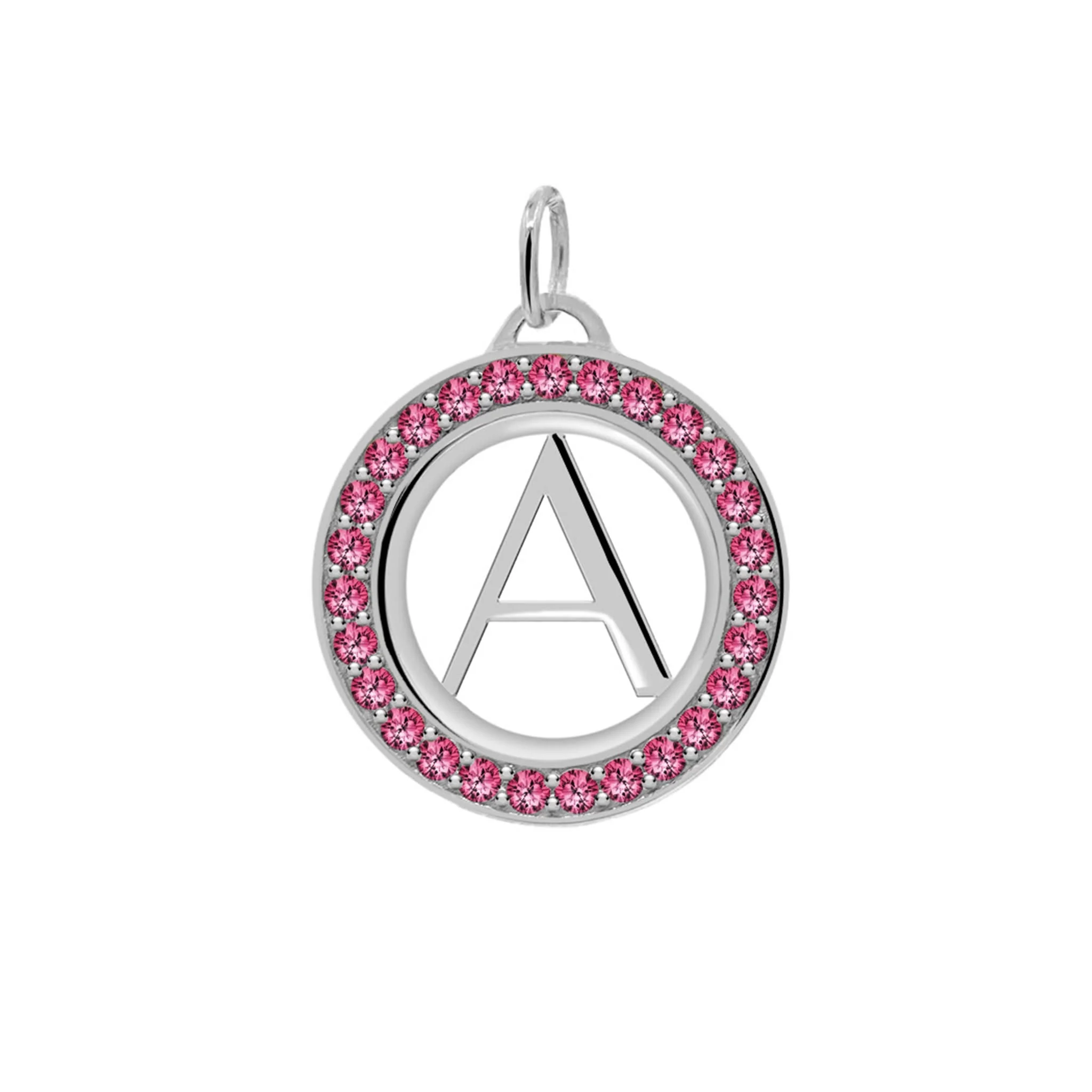 Letter & Ruby Pendant in 14k Gold (July) - Image 8