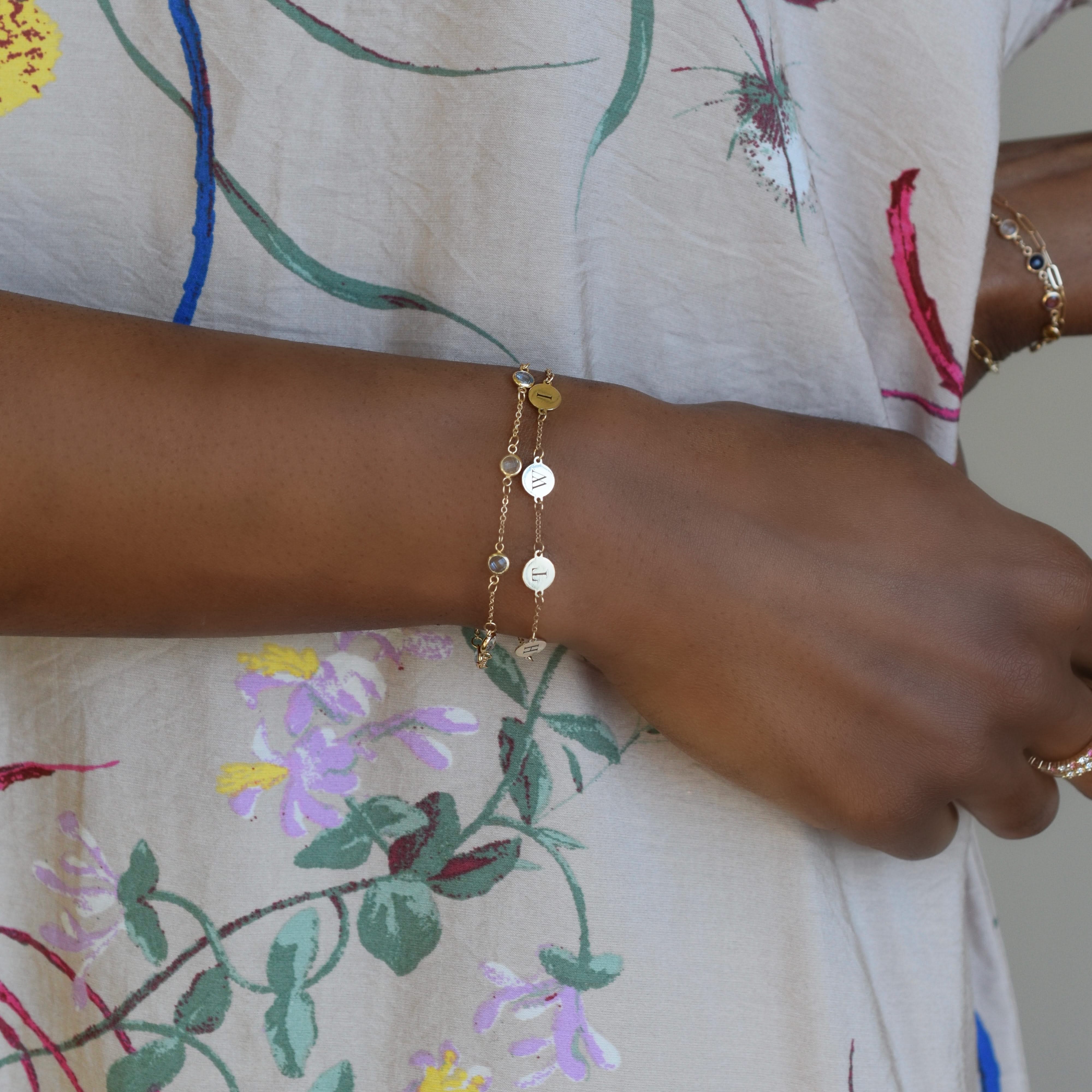 MAMA Bracelet in 14k Gold - Image 3