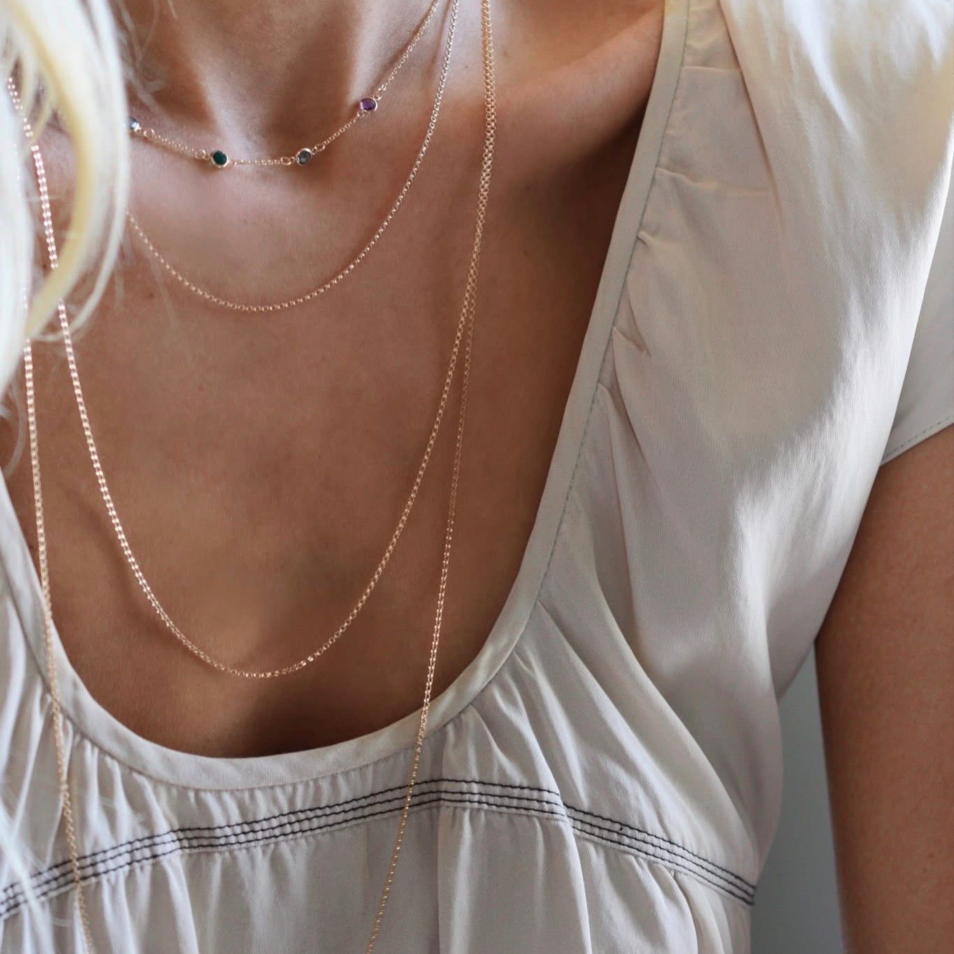Mia Necklace in 14k Gold - Image 3