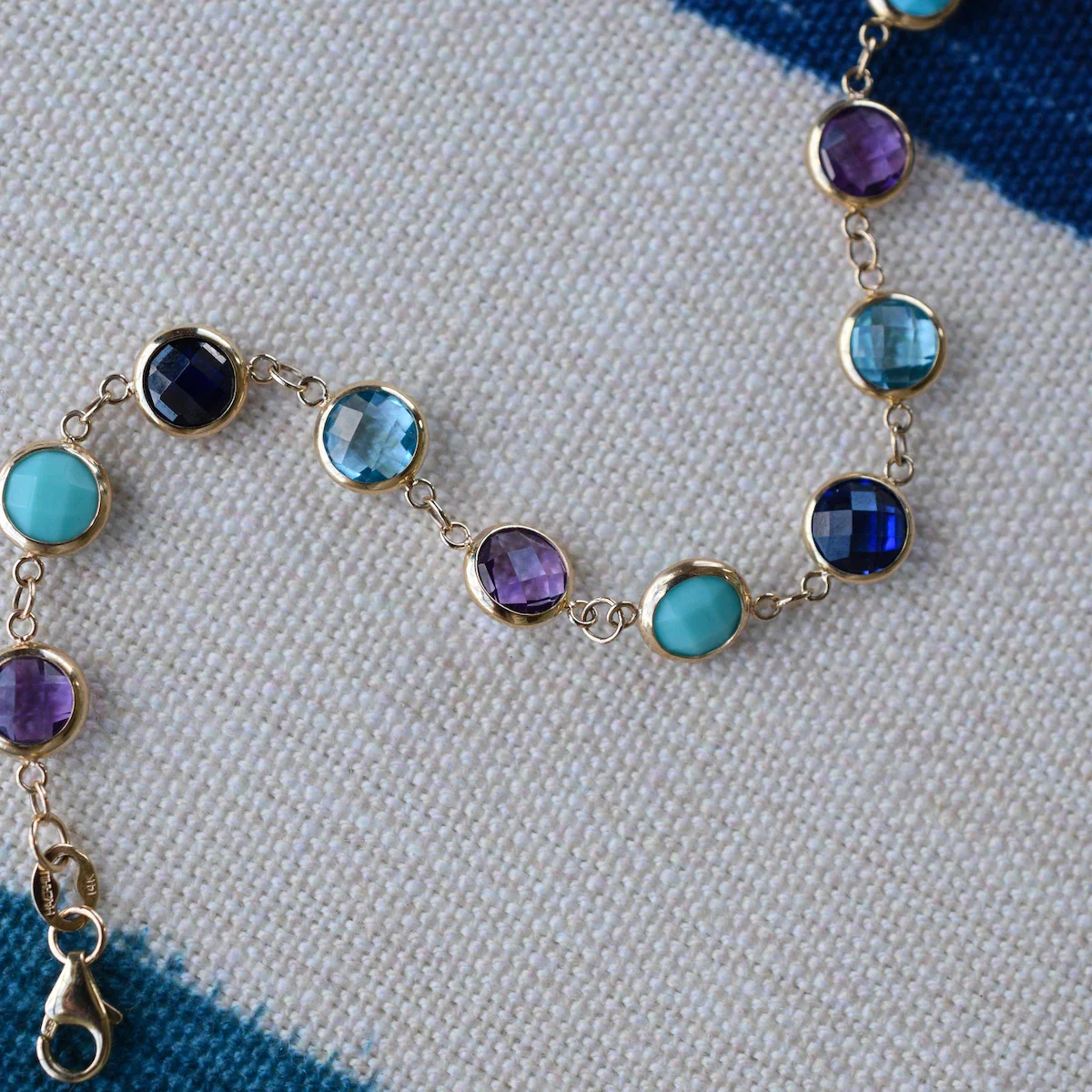 Newport Grand Marbella Bracelet in 14k Gold - Image 6