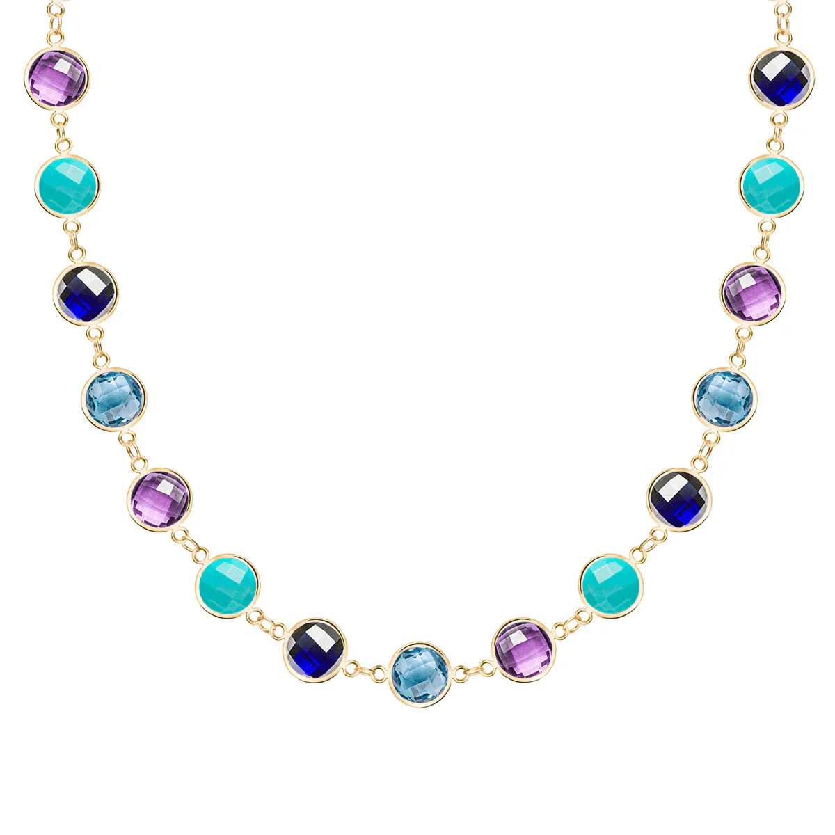 Newport Grand Marbella Necklace in 14k Gold