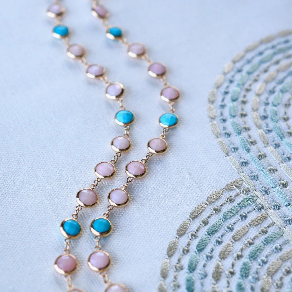 Newport Grand Palm Beach Necklace in 14k Gold - Image 5