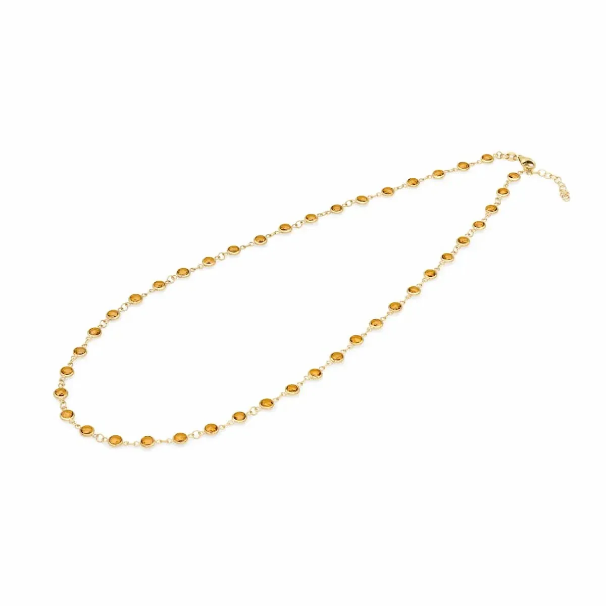 Newport Citrine Necklace in 14k Gold (November) - Image 4