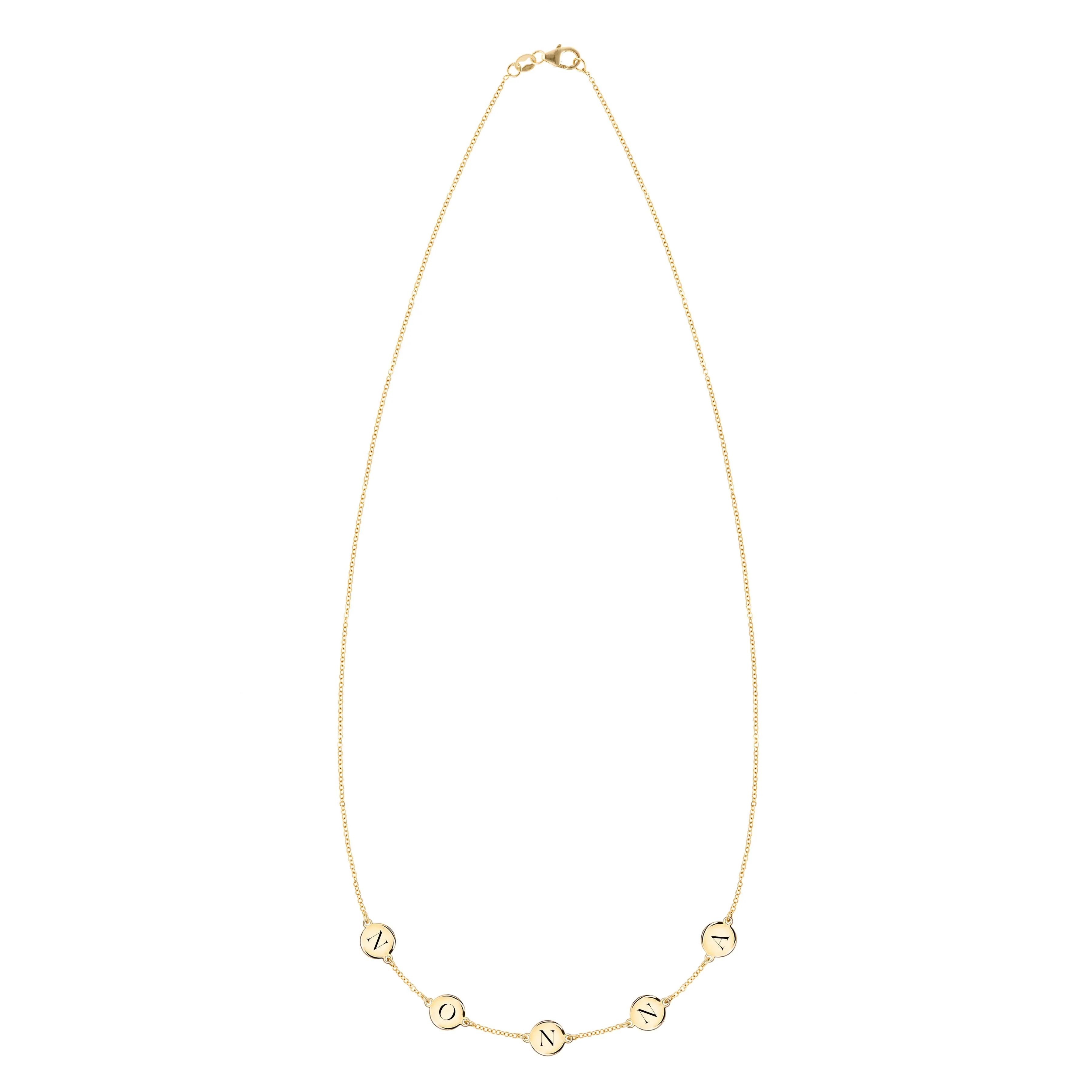 NONNA Necklace in 14k Gold - Image 5