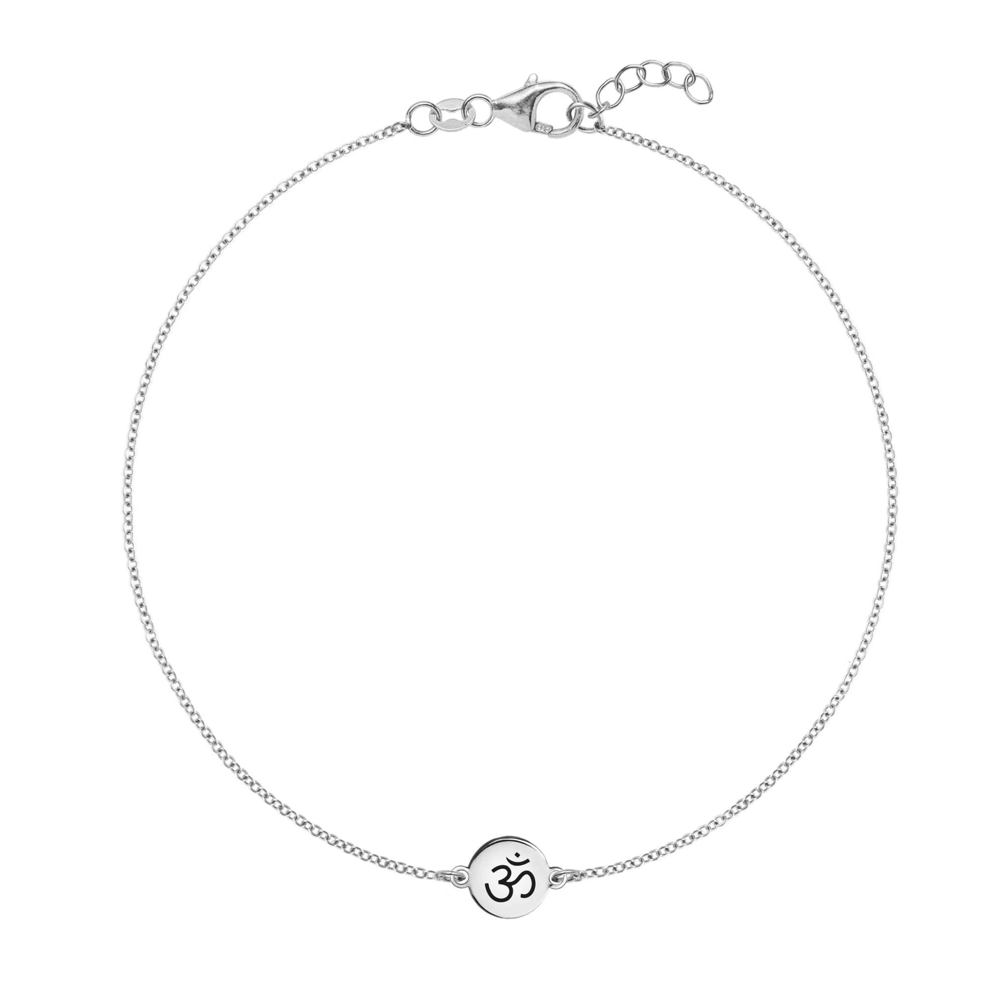 Ohm Disc Bracelet in 14k Gold - Image 5