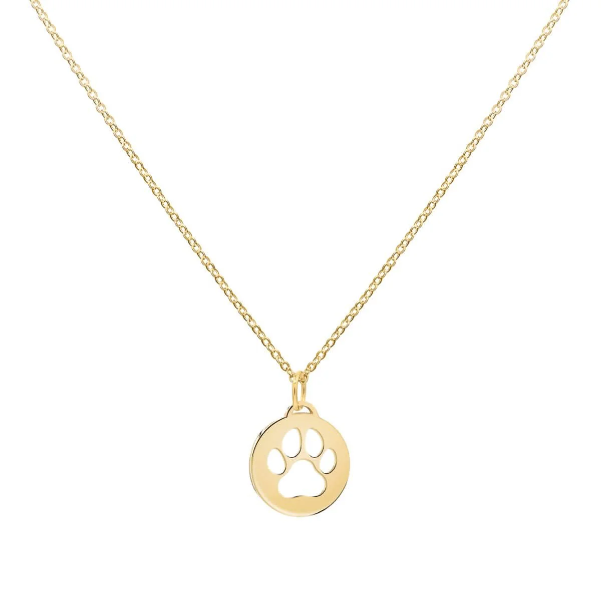 Paw Pendant in 14k Gold - Image 4