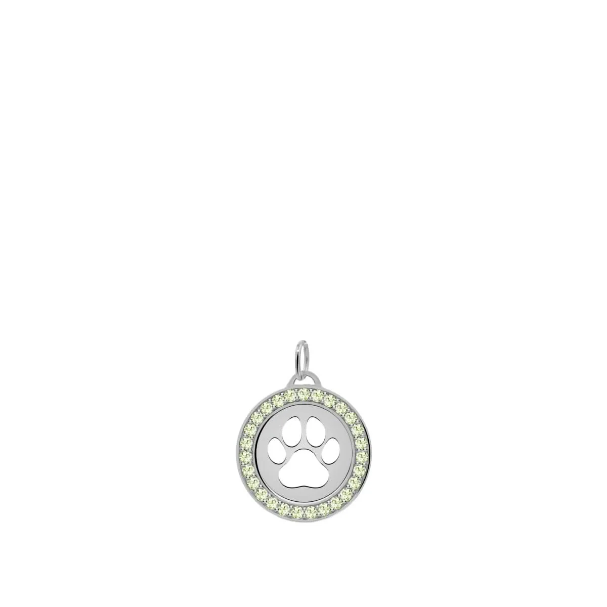 Paw & Peridot Pendant in 14k Gold (August) - Image 8