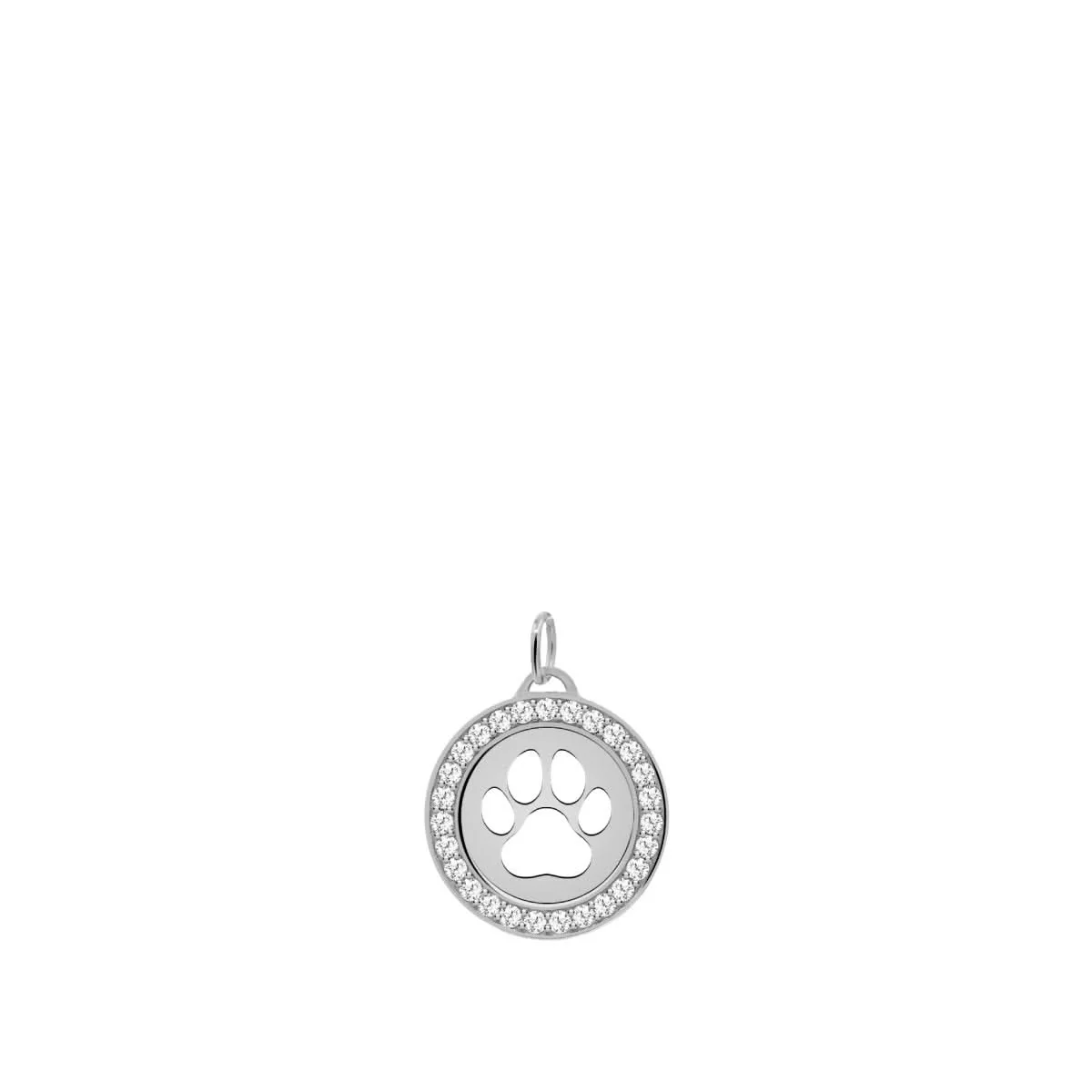 Paw & Birthstone Pendant in 14k Gold - Image 8