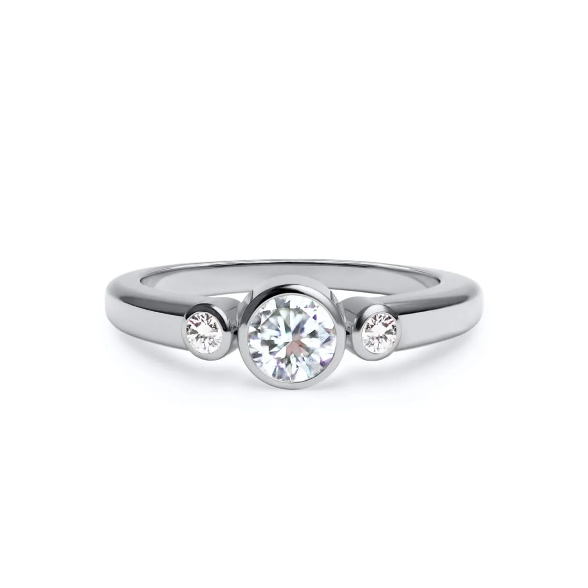 Barrington 3 Birthstone Ring in 14k Gold - Image 4