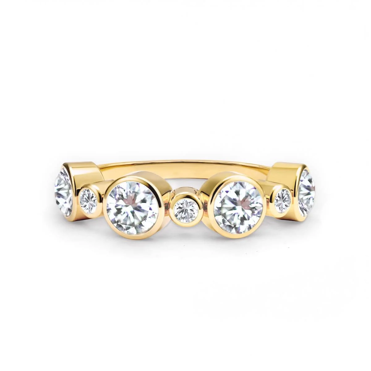Barrington Birthstone Band Ring in 14k Gold - Image 3