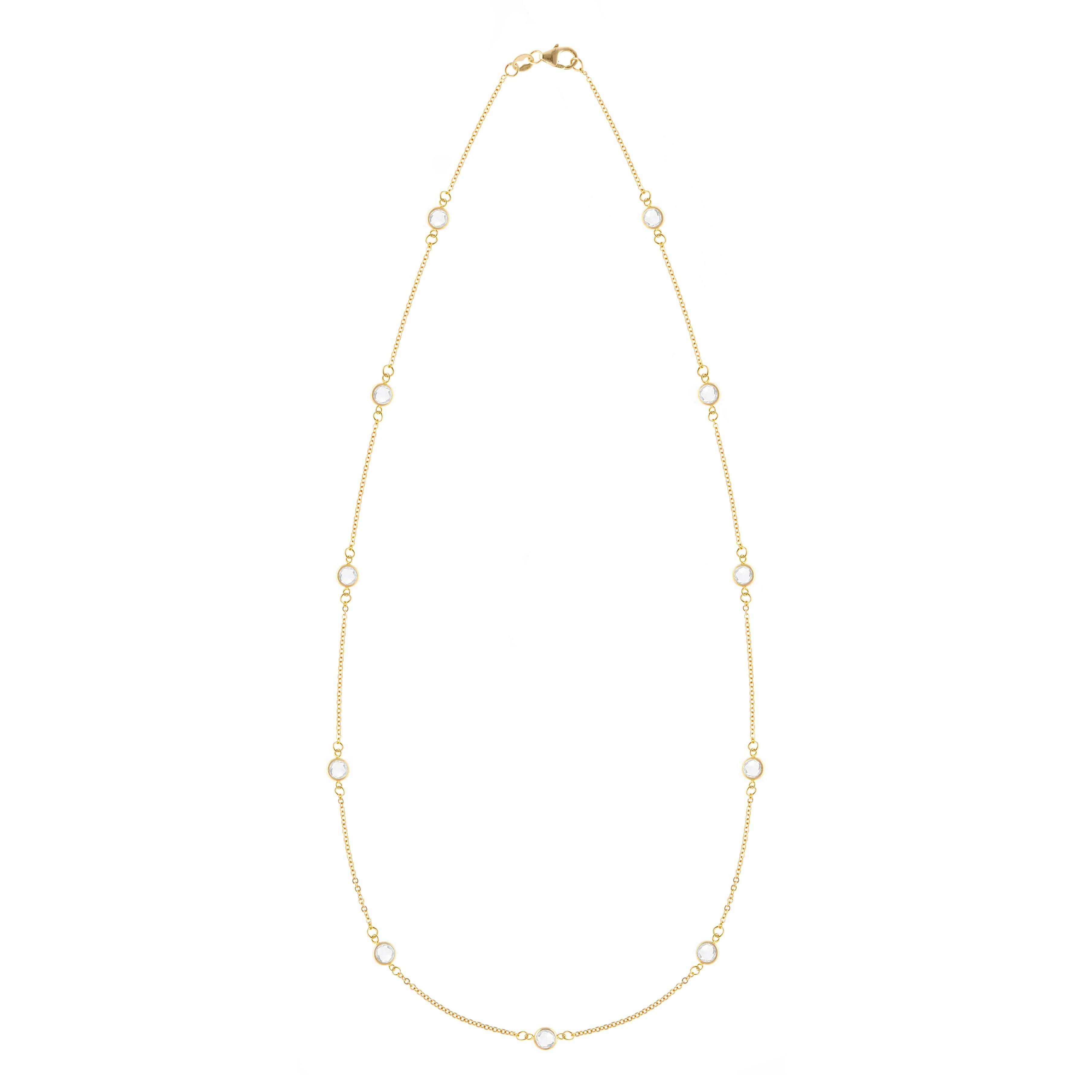 Bayberry 11 Birthstone Necklace in 14k Gold