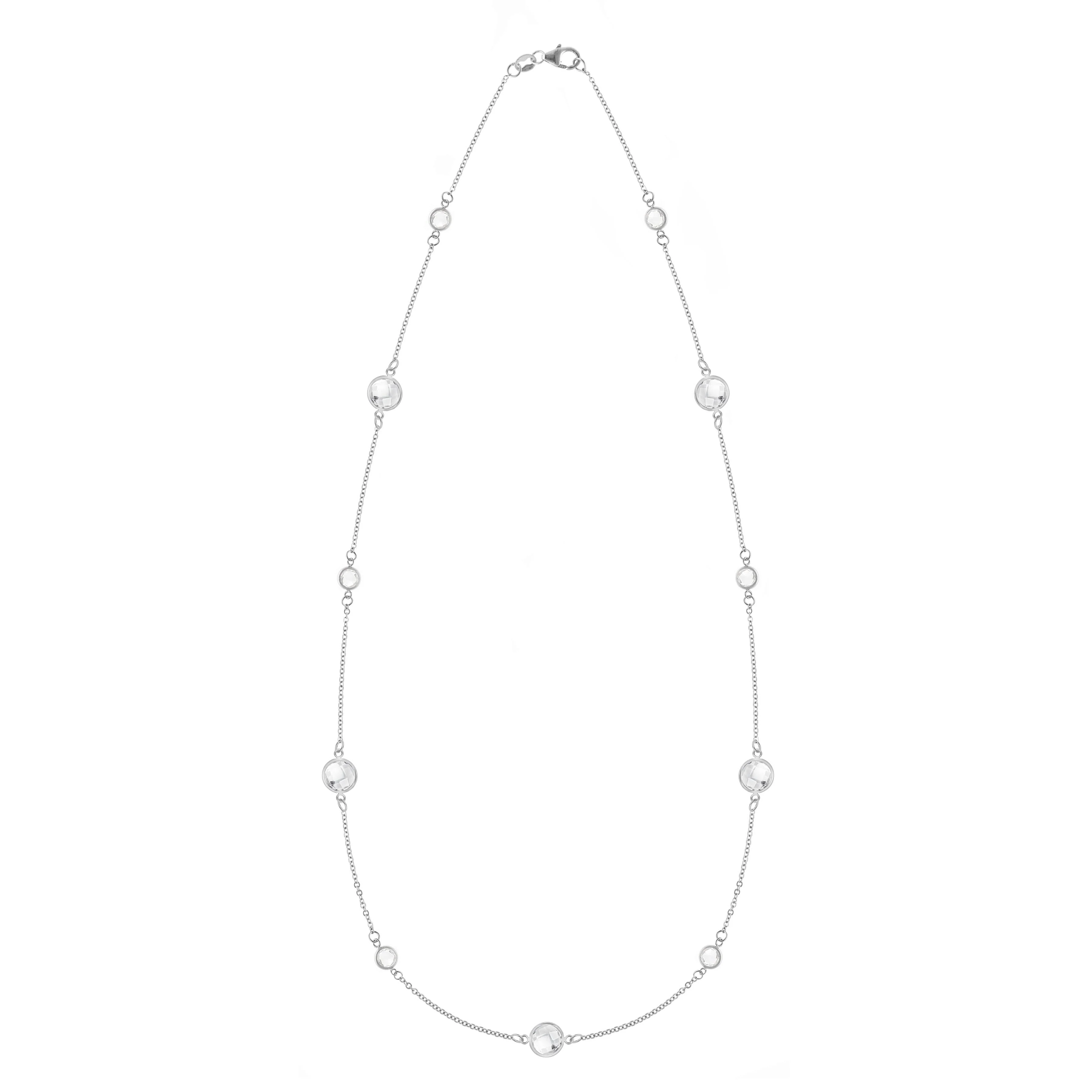 Bayberry Grand & Petite 11 Stone Necklace in 14k Gold - Image 5