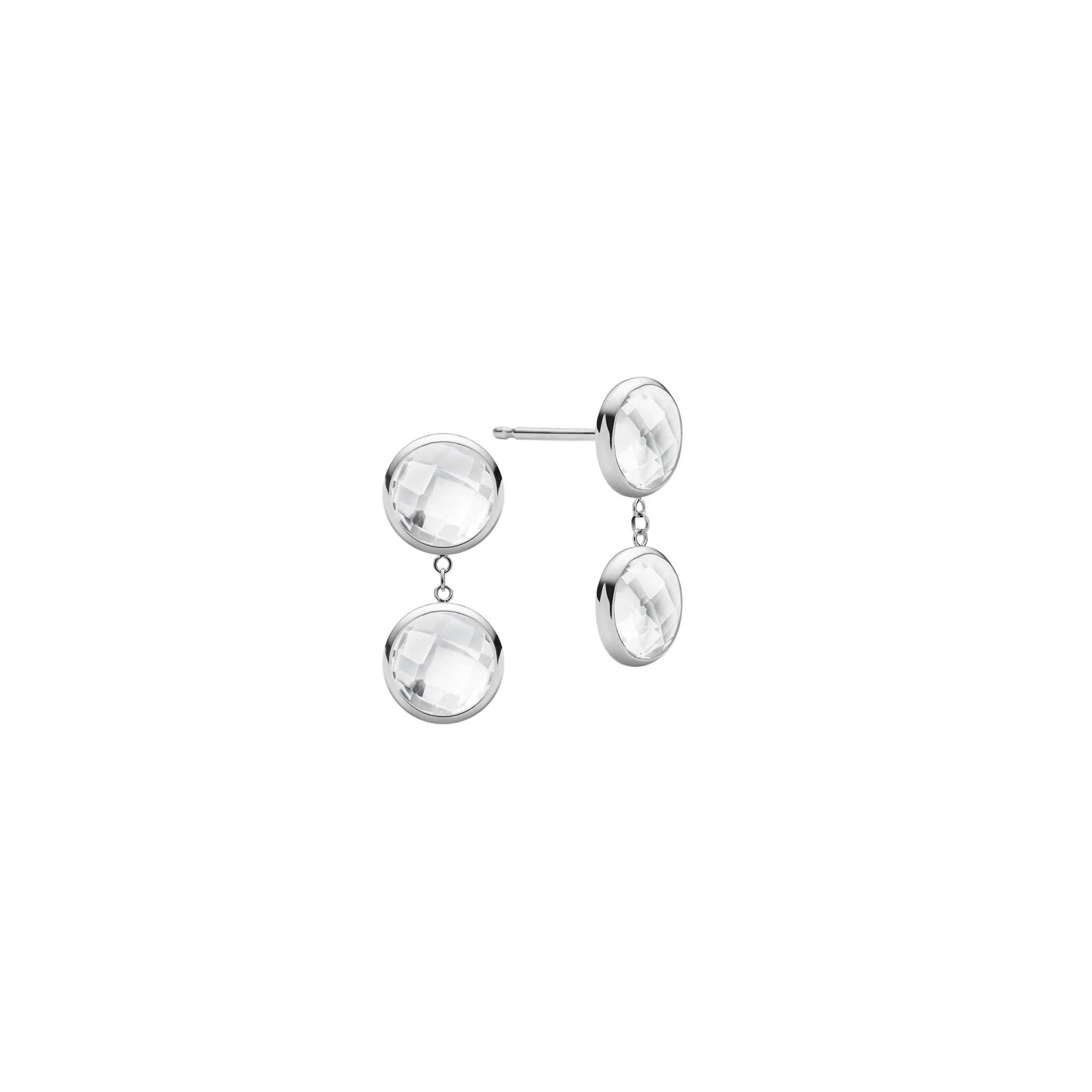 Grand 2 Birthstone Earrings in 14k Gold - Image 5