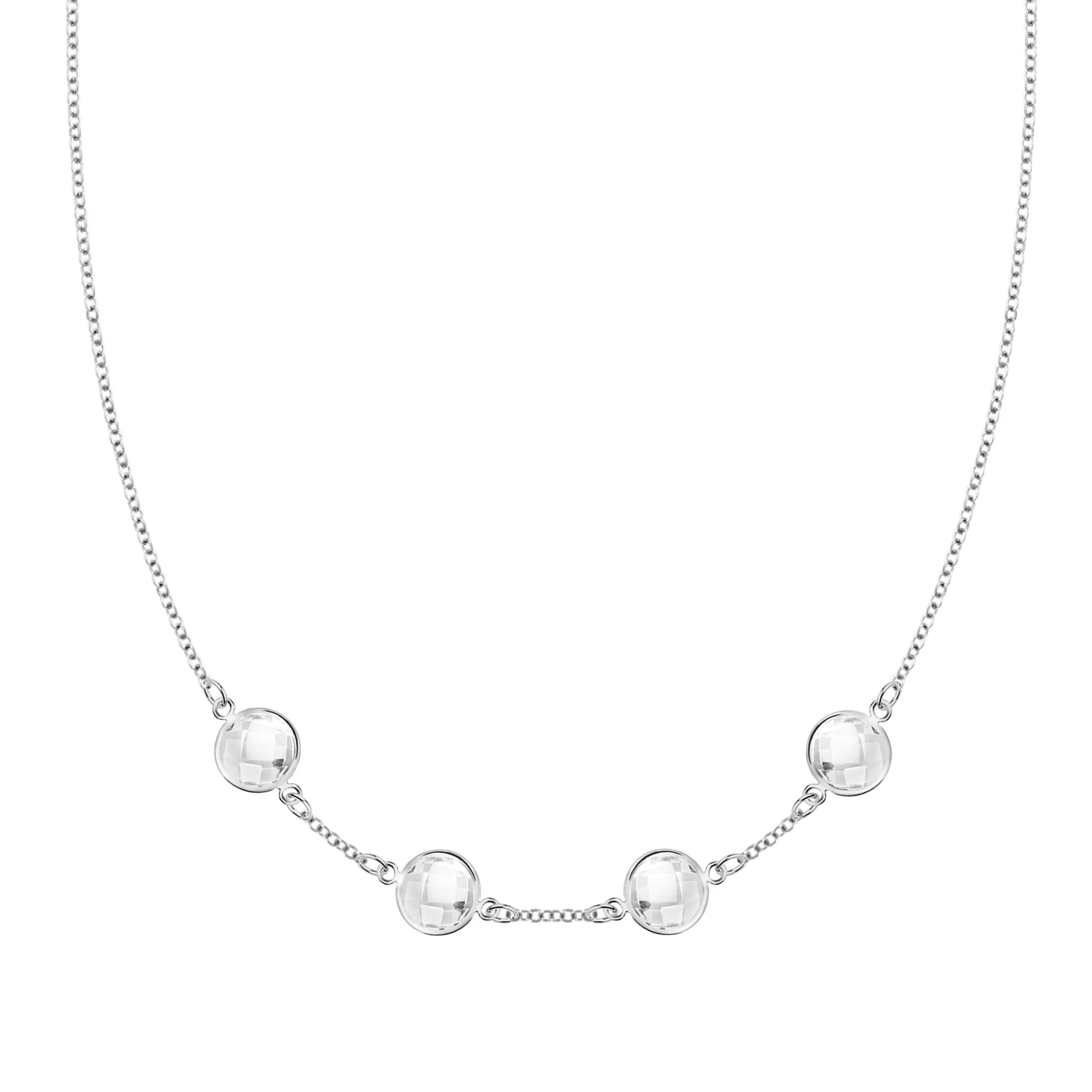 Grand 4 Birthstone Necklace in 14k Gold - Image 7