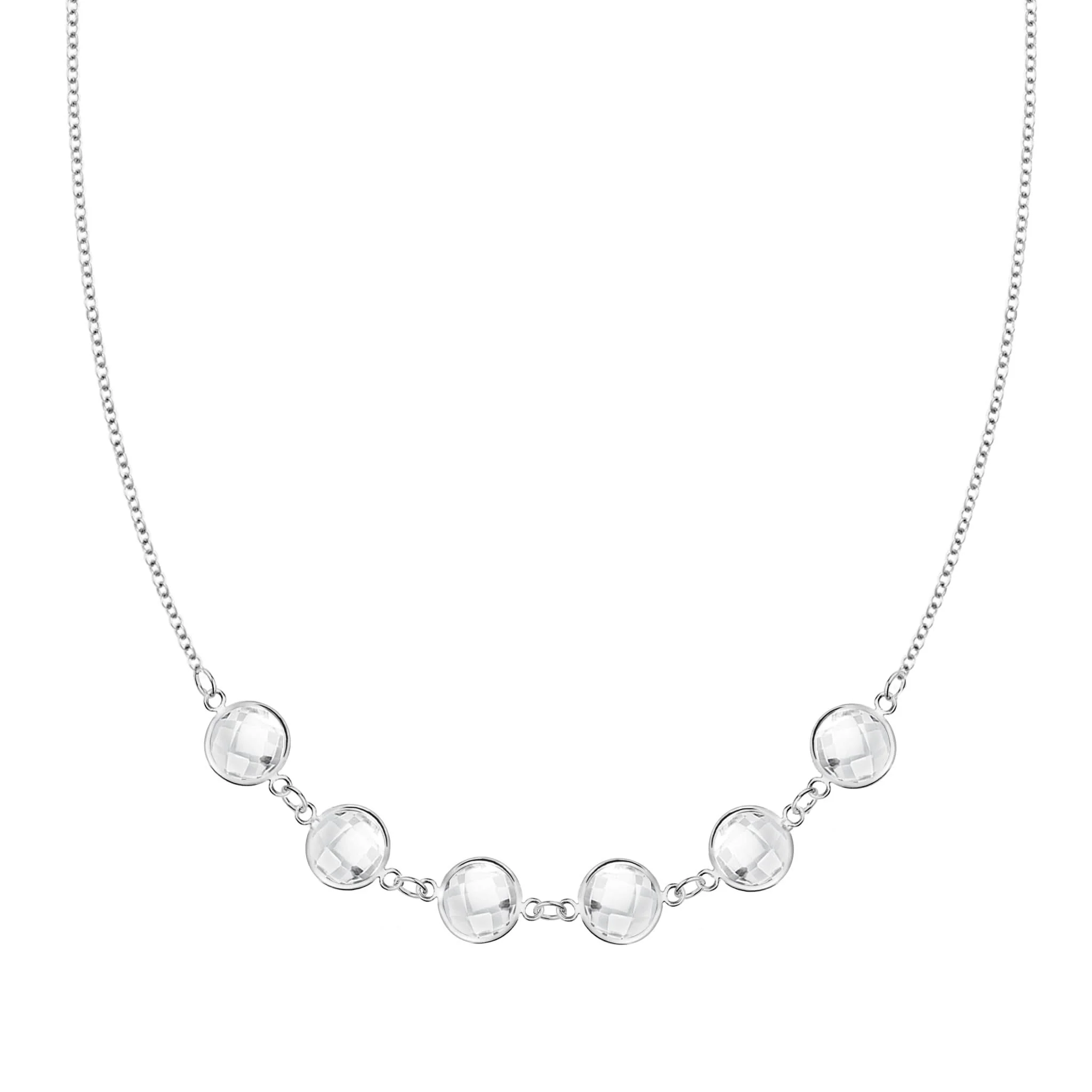 Grand 6 Connected Birthstone Necklace in 14k Gold - Image 5