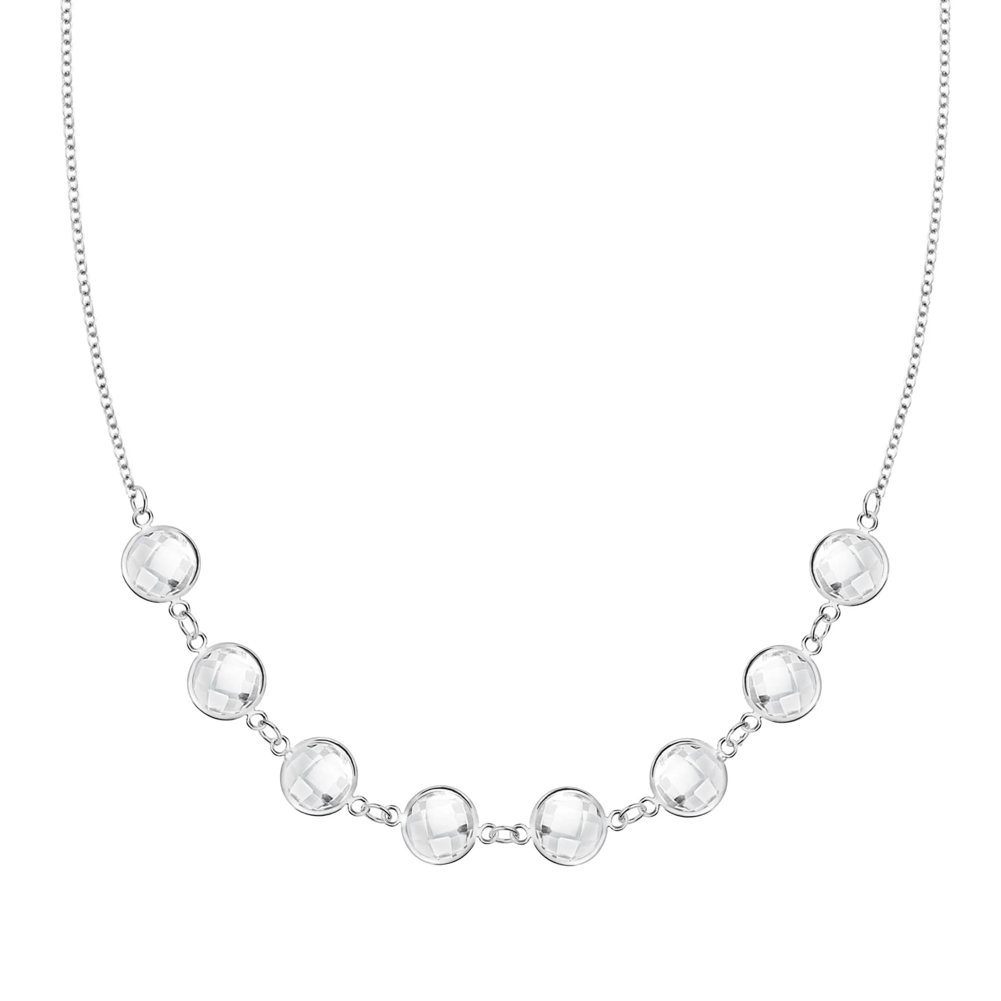 Grand 8 Connected Birthstone Necklace in 14k Gold - Image 5