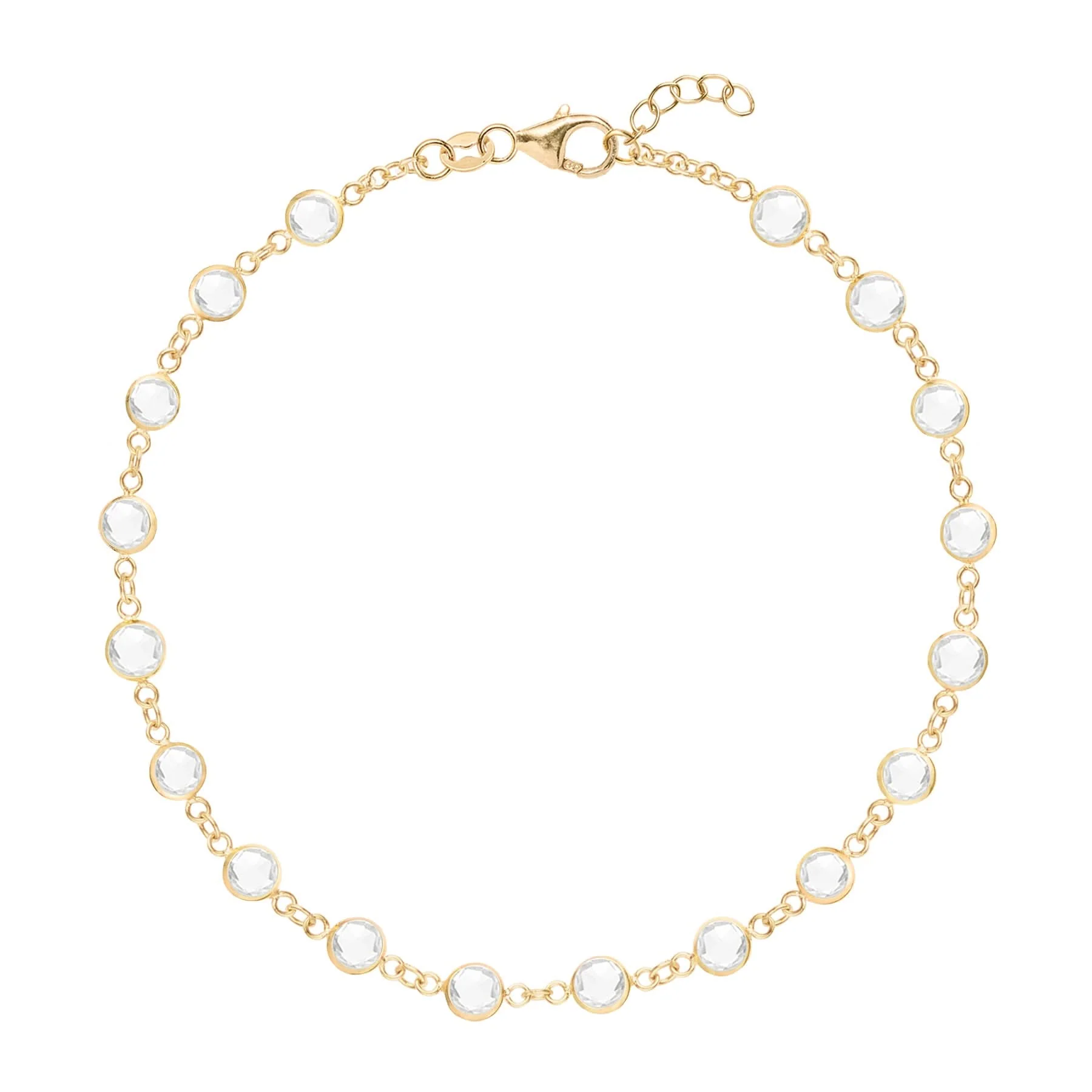 Newport Birthstone Bracelet in 14k Gold