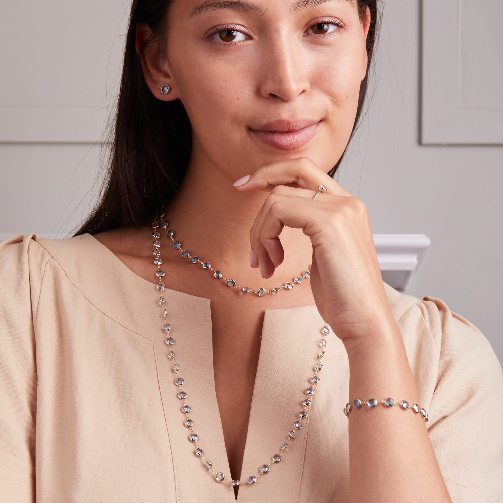 Newport Grand Necklace in 14k Gold - Image 10