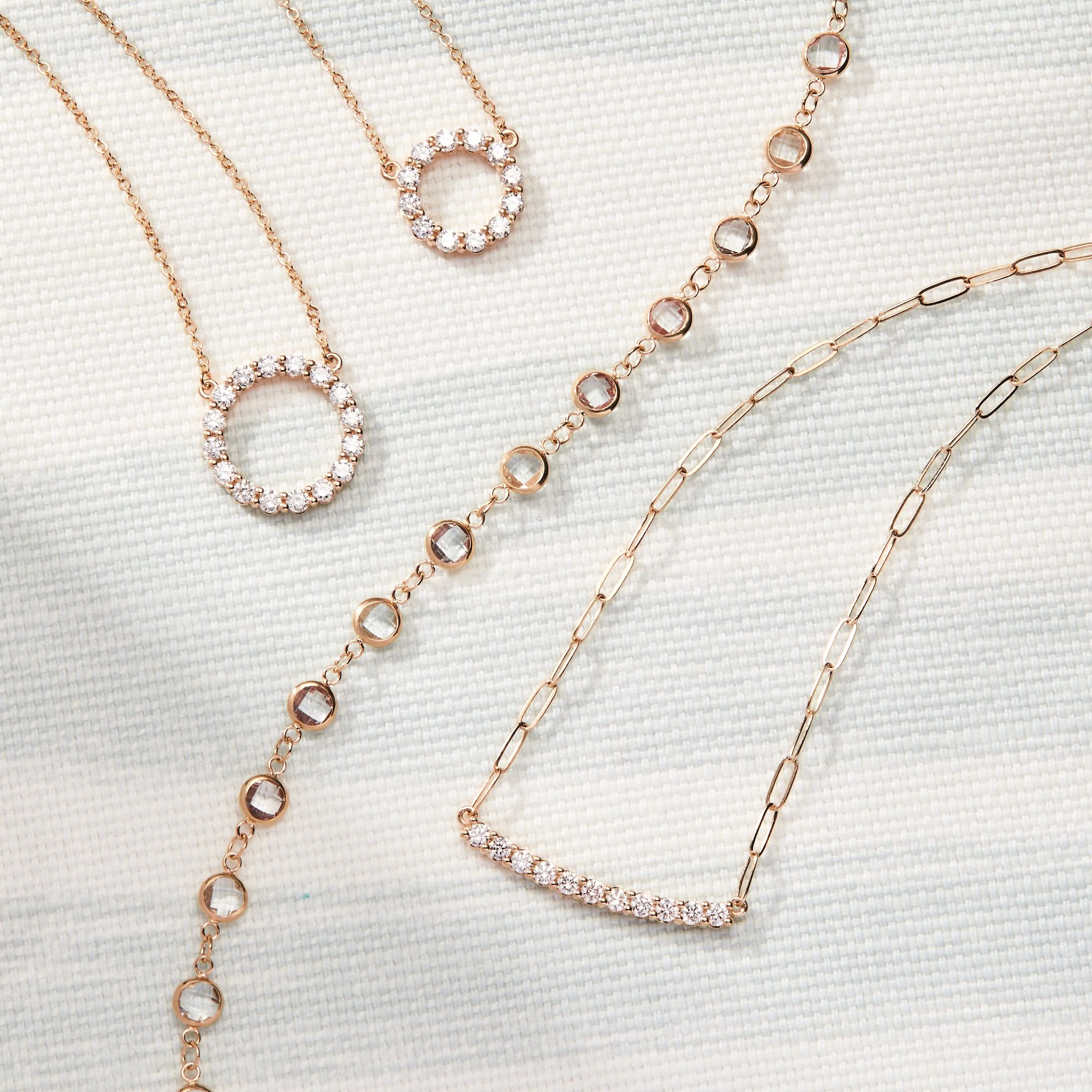 Rosecliff Bar Adelaide Mini Necklace in 14k Gold - Image 10