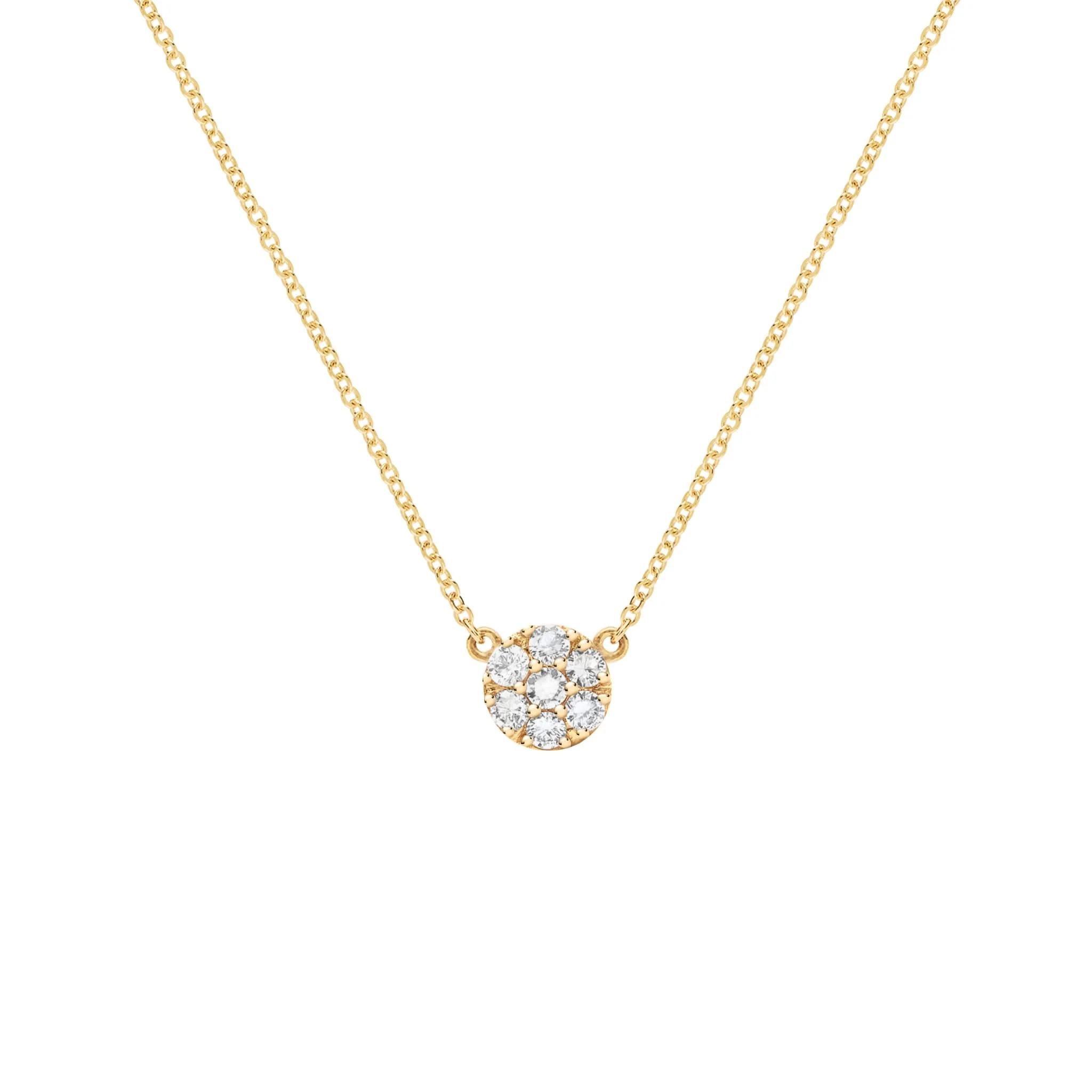 Rosecliff Birthstone Mini Necklace in 14k Gold