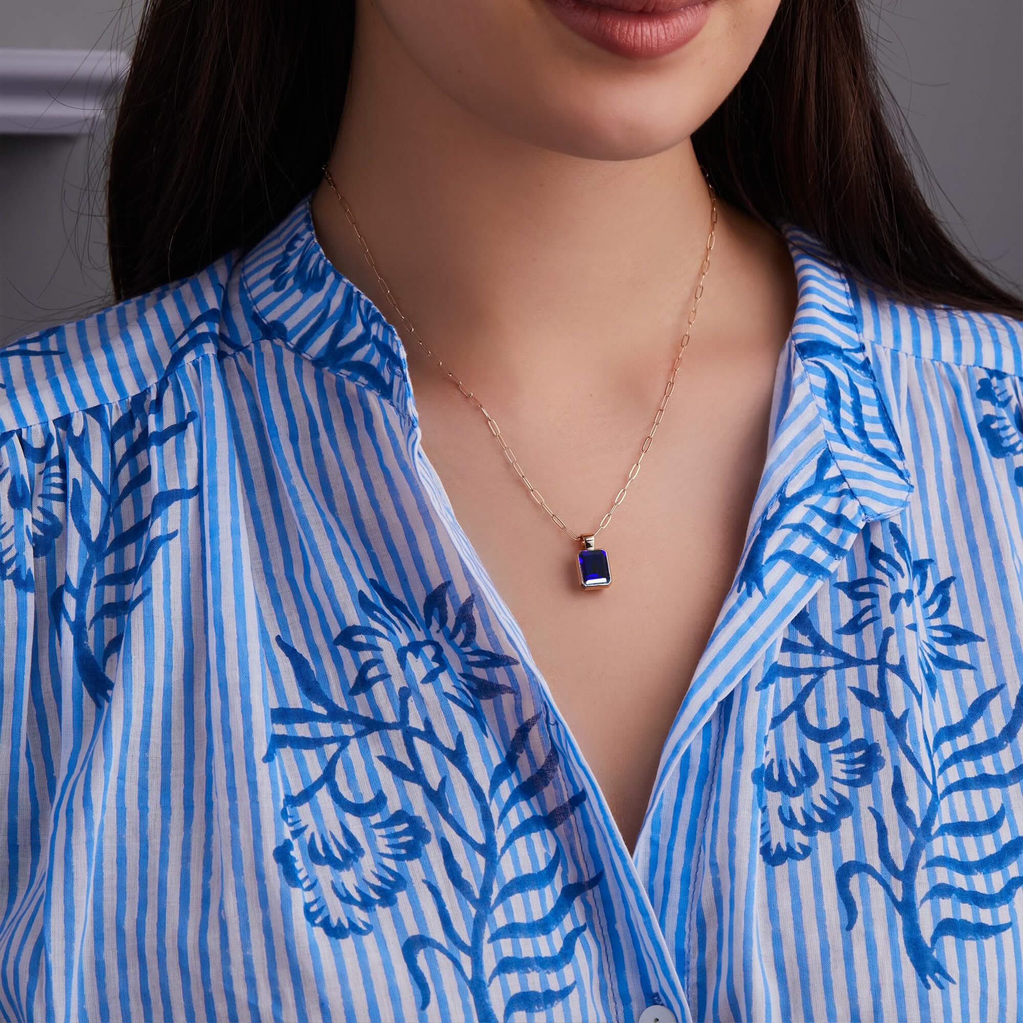 Warren Birthstone Pendant in 14k Gold - Image 2