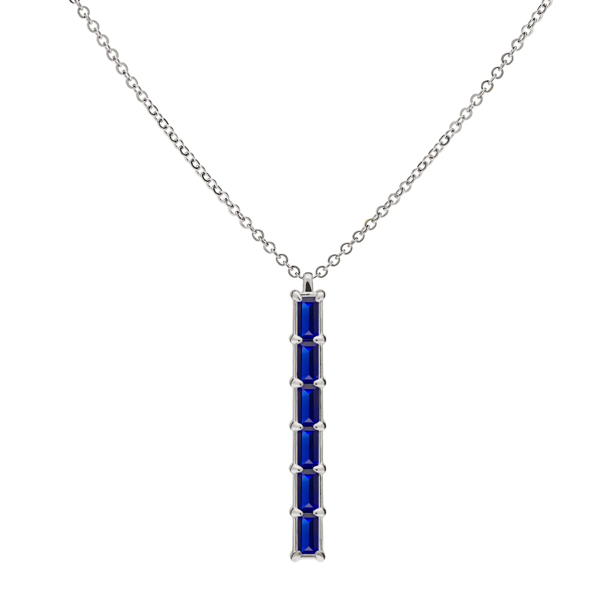 Providence 6 Sapphire Pendant in 14k Gold (September) - Image 8
