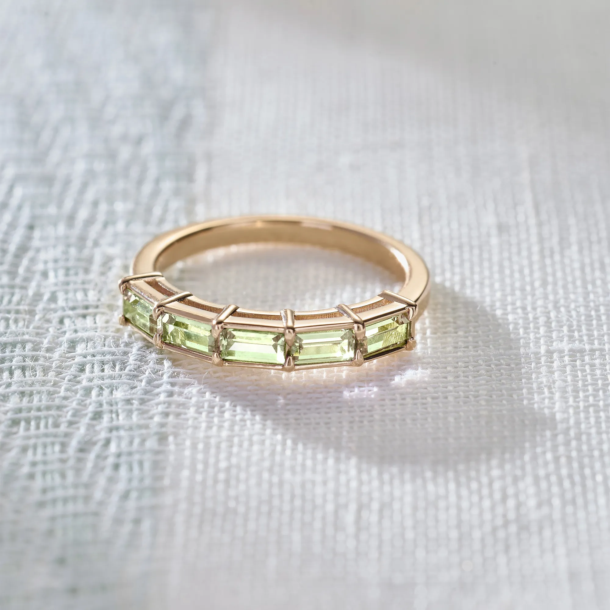 Providence Peridot Ring in 14k Gold (August) - Image 8