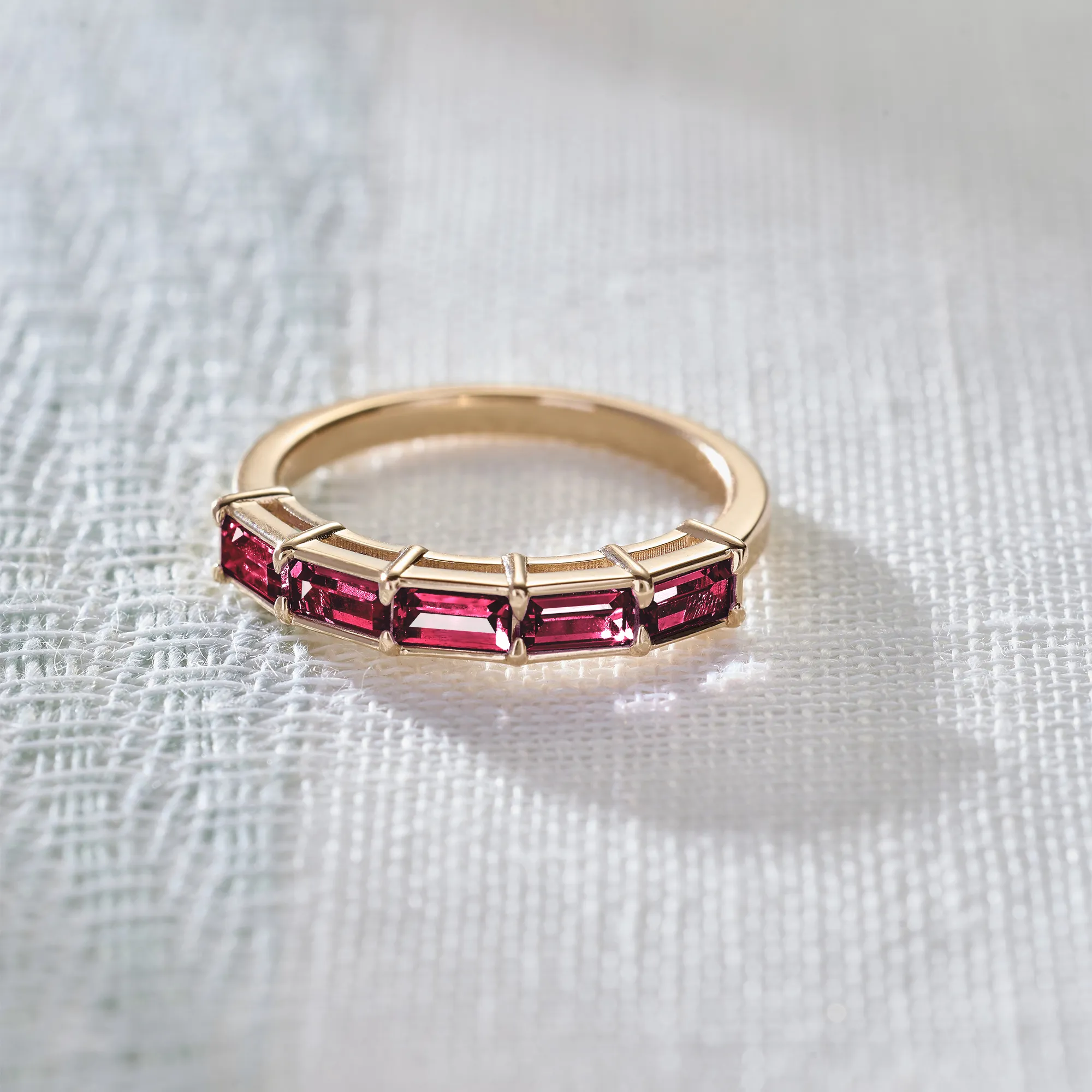 Providence Ruby Ring in 14k Gold (July) - Image 6