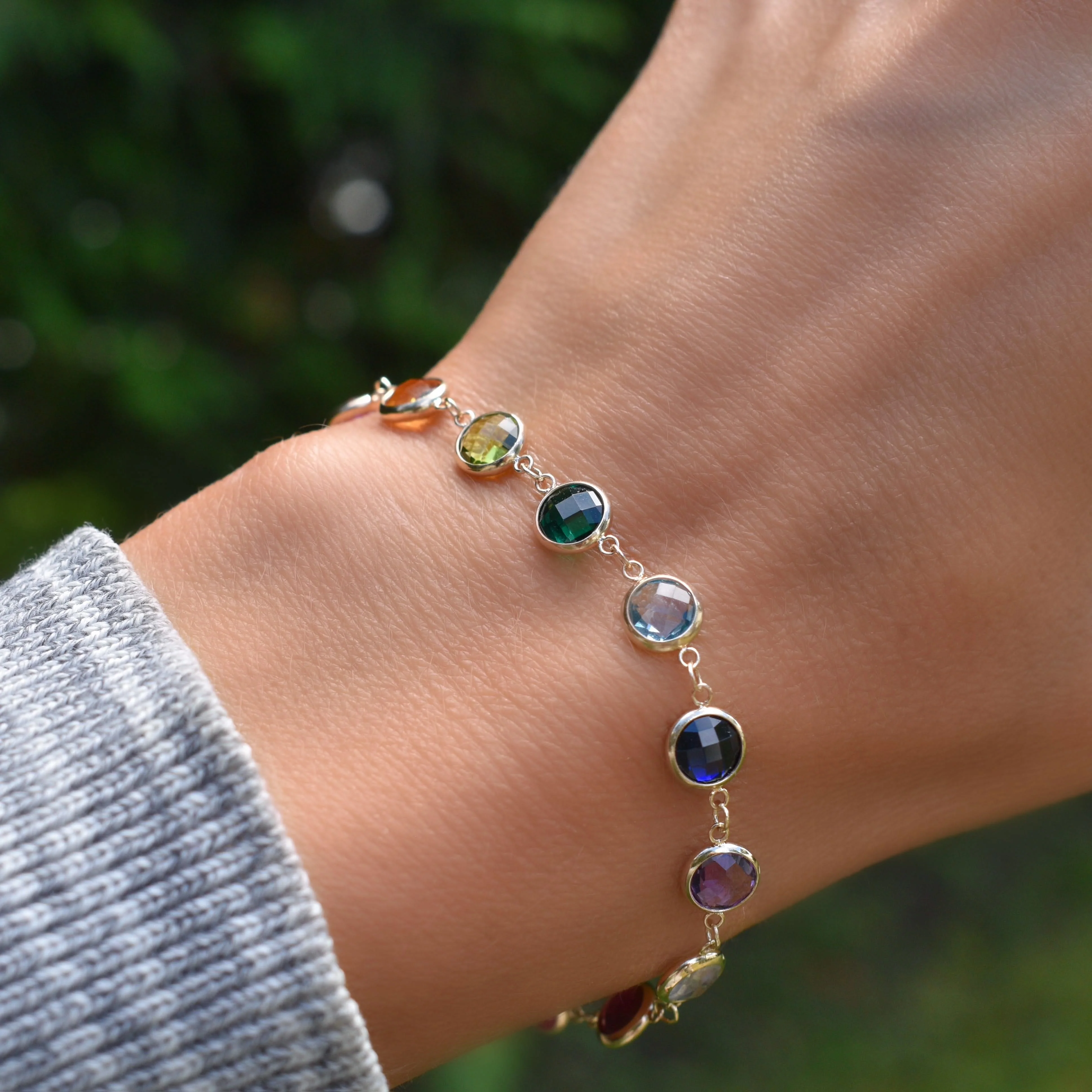 Rainbow Newport Grand Bracelet in 14k Gold - Image 3