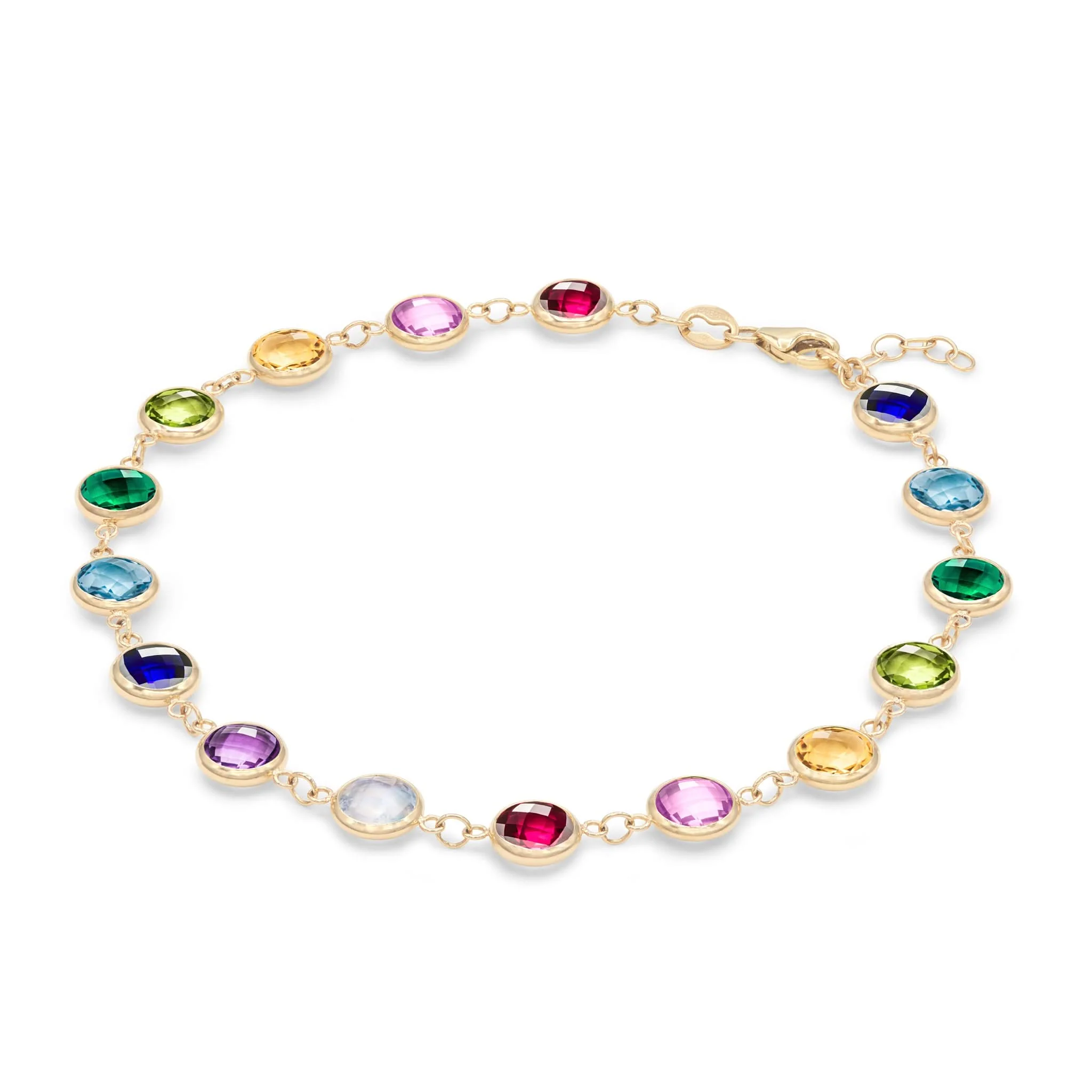 Rainbow Newport Grand Bracelet in 14k Gold - Image 4