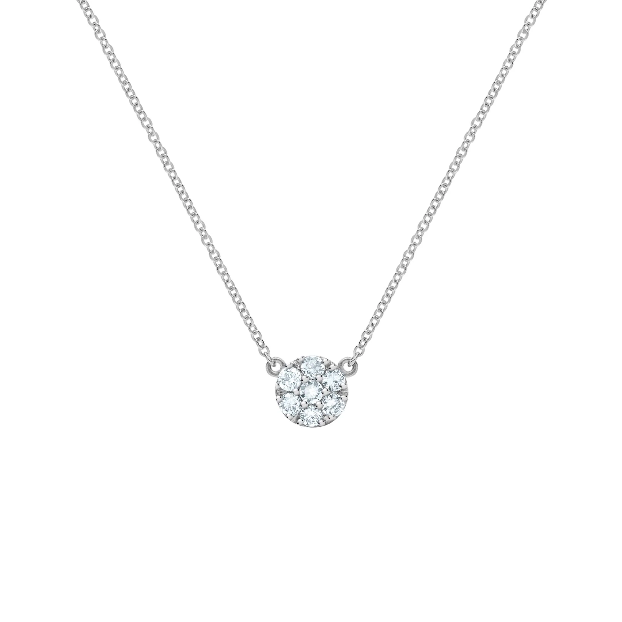 Rosecliff Aquamarine Mini Necklace in Solid 14k Gold (March) - Image 5