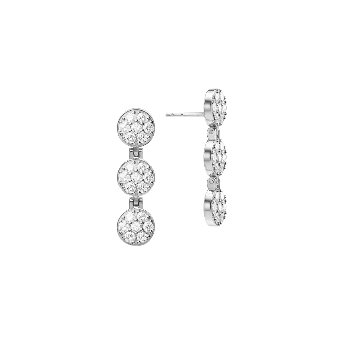 Rosecliff Birthstone Drop Earrings in 14k Gold - Image 4