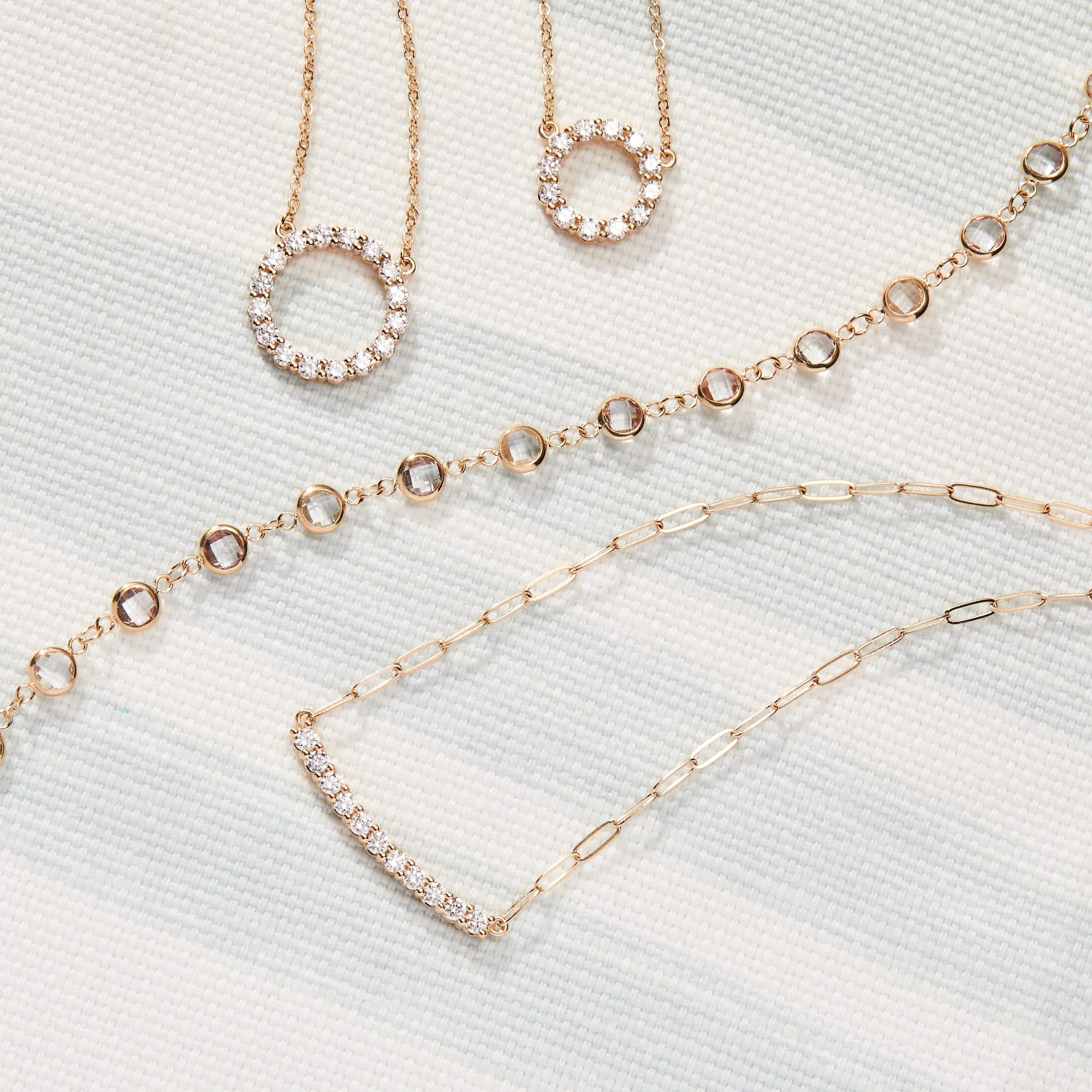Rosecliff Diamond Bar Adelaide Mini Necklace in 14k Gold - Image 11
